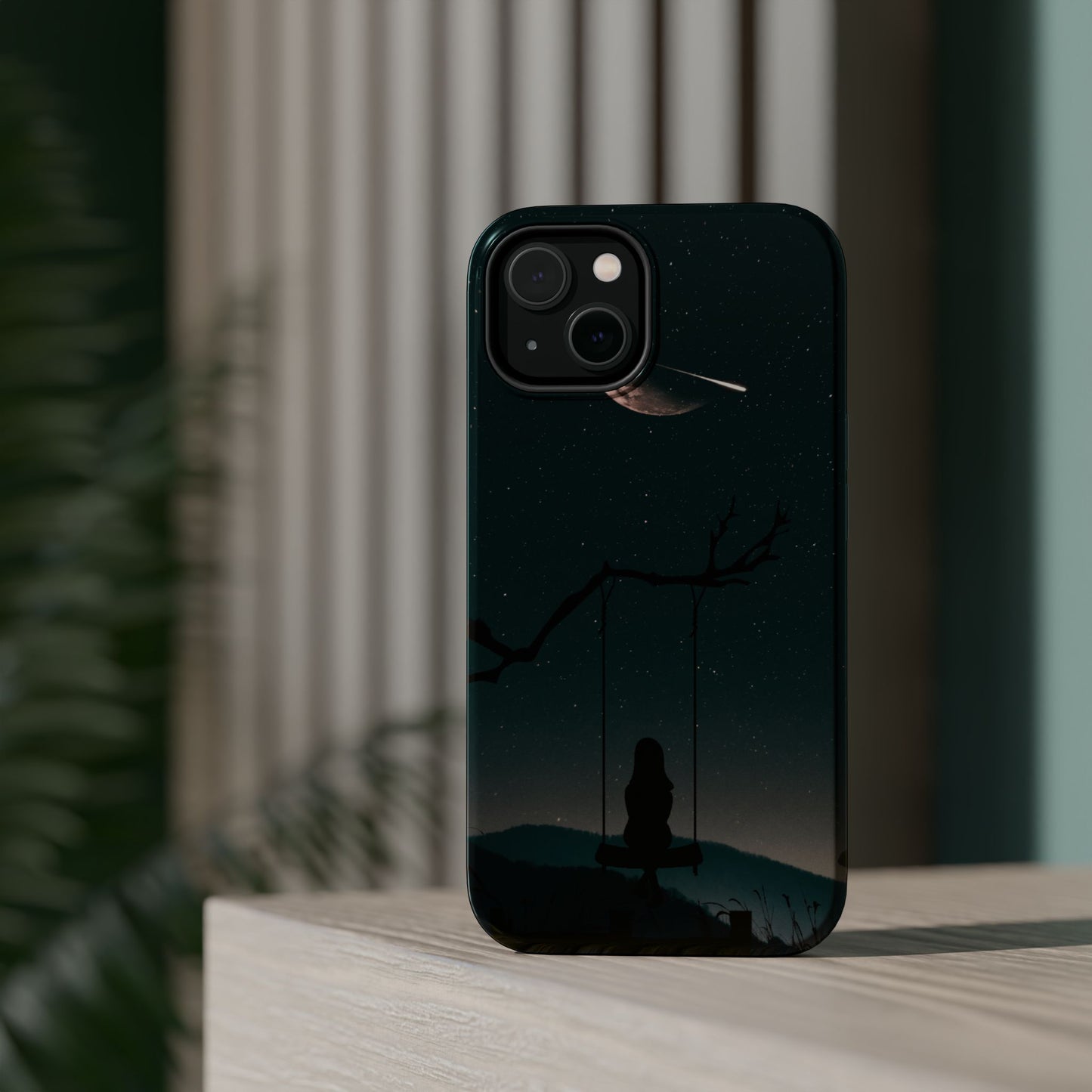 Dreamy Night Sky Tough Magnetic Phone Cases Unique Celestial Design for Iphone