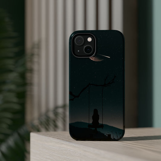Dreamy Night Sky Tough Magnetic Phone Cases Unique Celestial Design for Iphone
