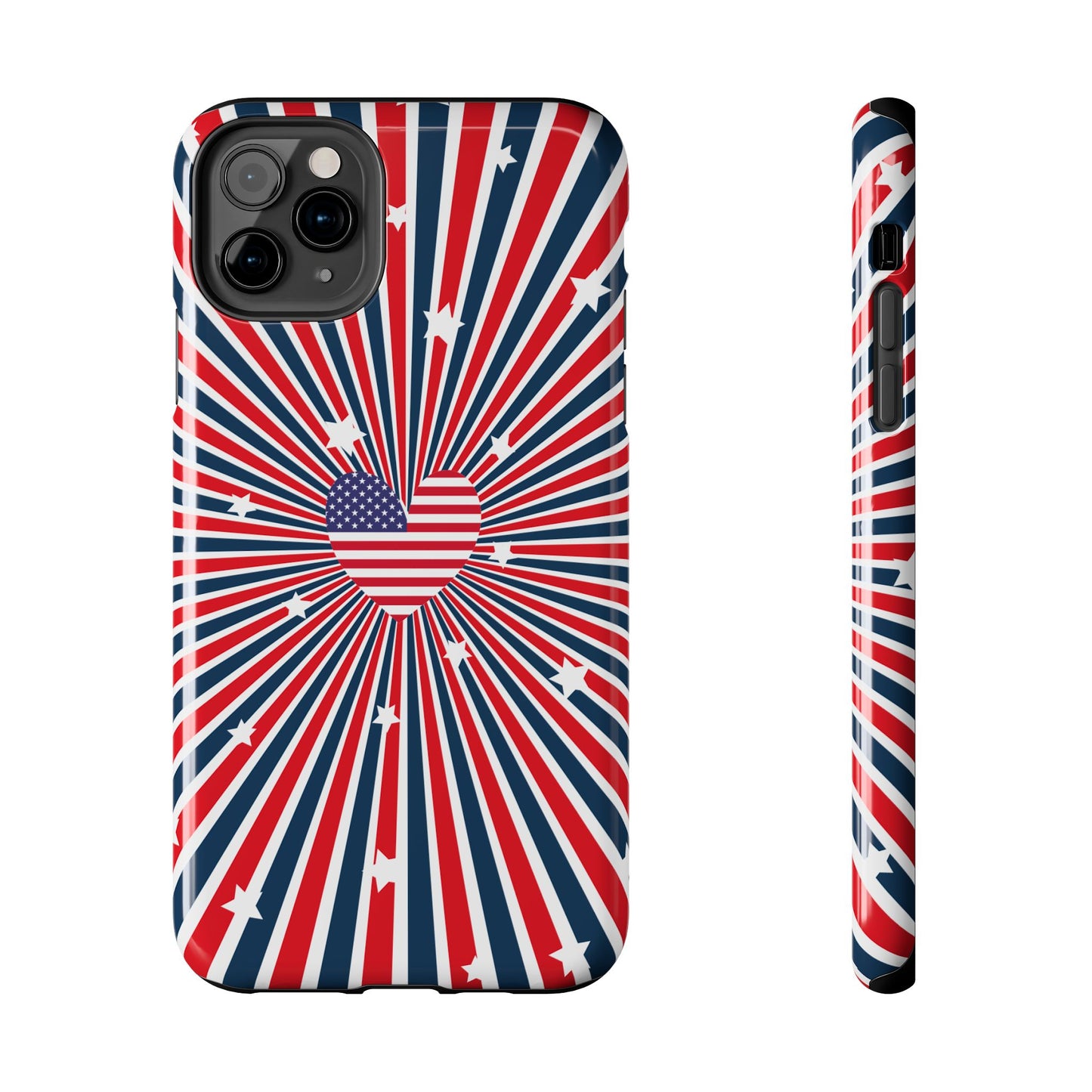 Patriotic  4th of July, Memorial Day, Independence Day Tough Phone Case for Iphone