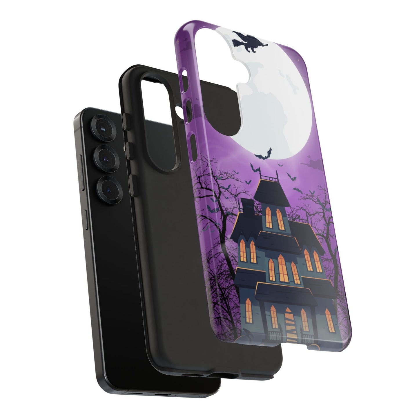 Halloween Haunted, Spooky House, Witchy Vibe Phone Case for Samsung