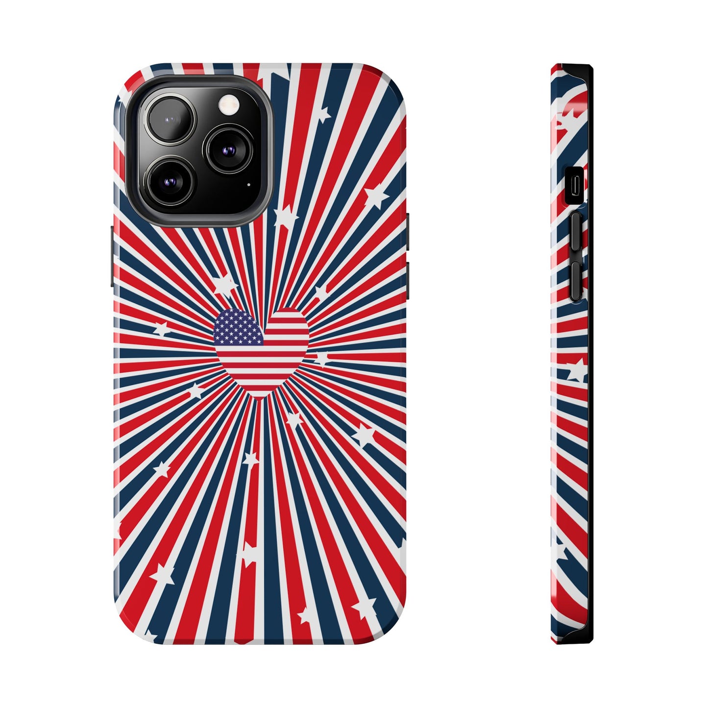 Patriotic  4th of July, Memorial Day, Independence Day Tough Phone Case for Iphone