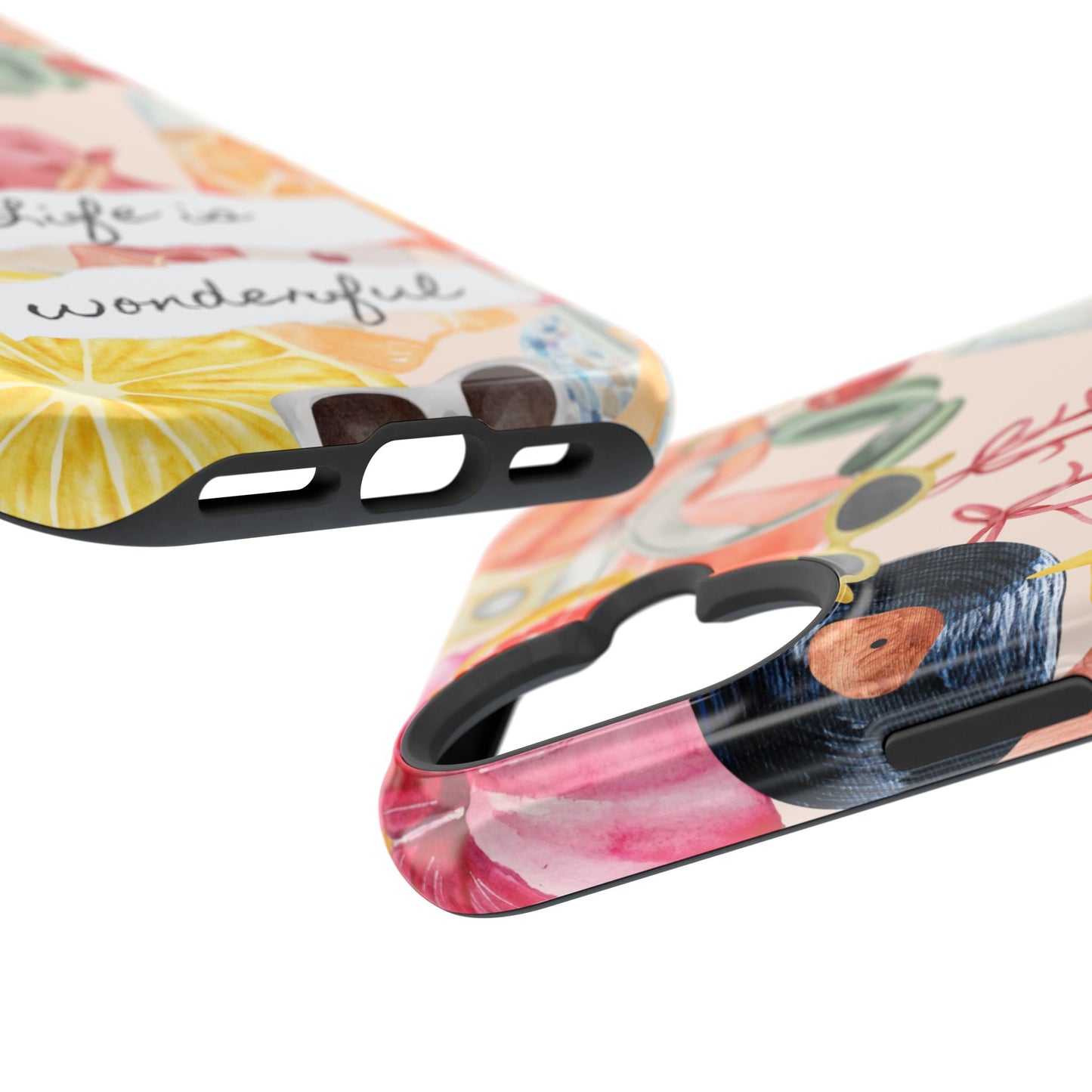 Life is Wonderful, Stylish Phone Cover, Cute Phone Accessory, Gift for Her, Summer Vibe Phone Case