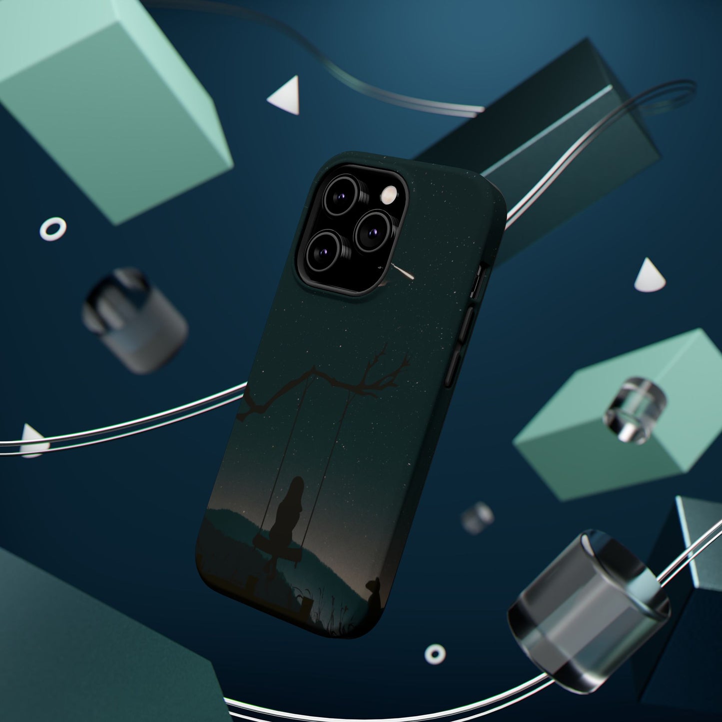 Dreamy Night Sky Tough Magnetic Phone Cases Unique Celestial Design for Iphone