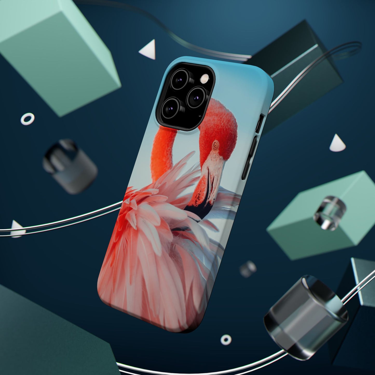 Vibrant Flamingo, Tropical MAGNETIC Phone Case