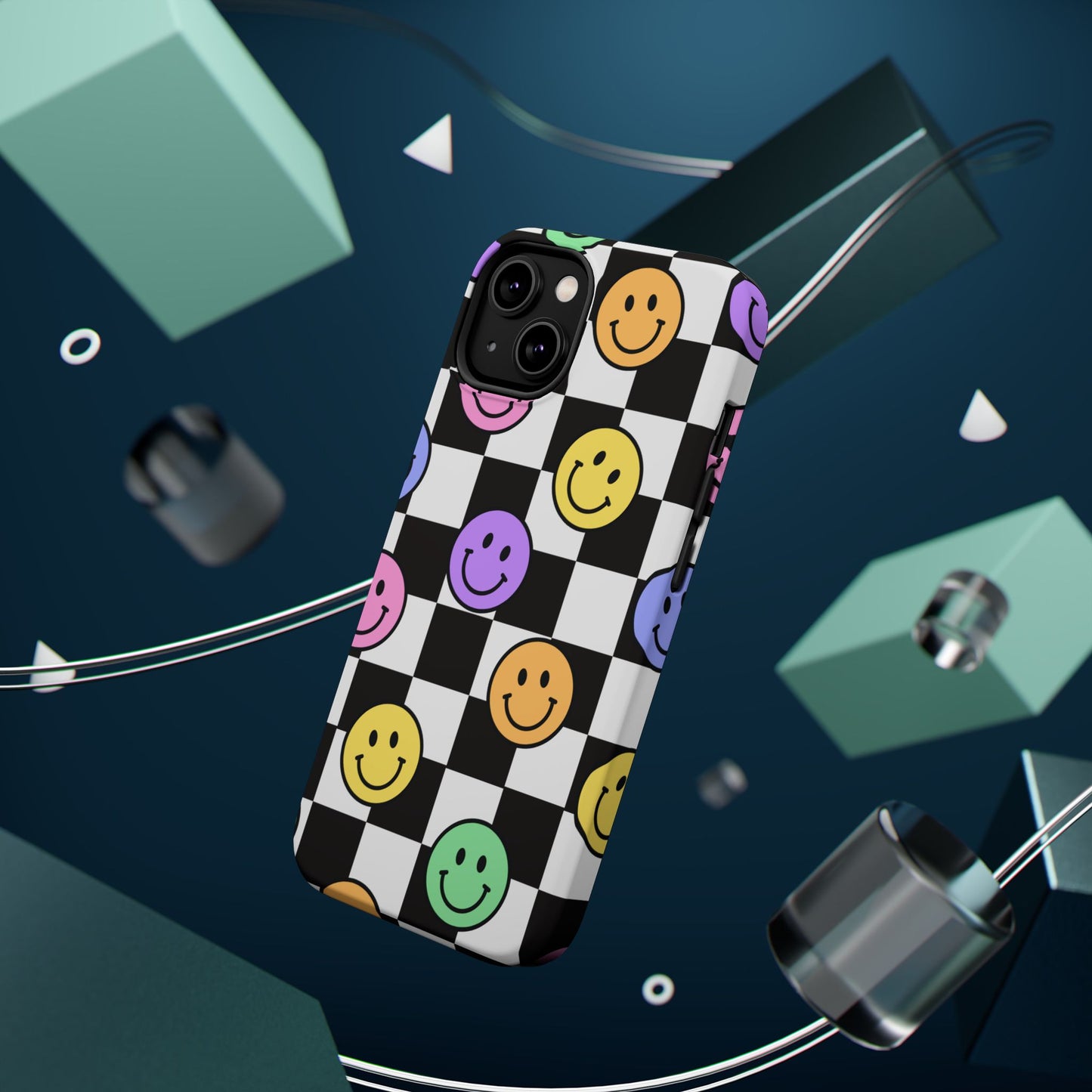 Colorful Smiley Face Phone Cases, Fun Magnetic Tough Cases, Cute Gifts for Teens and Kids, Trendy Accessories for Every Occasion, [...]