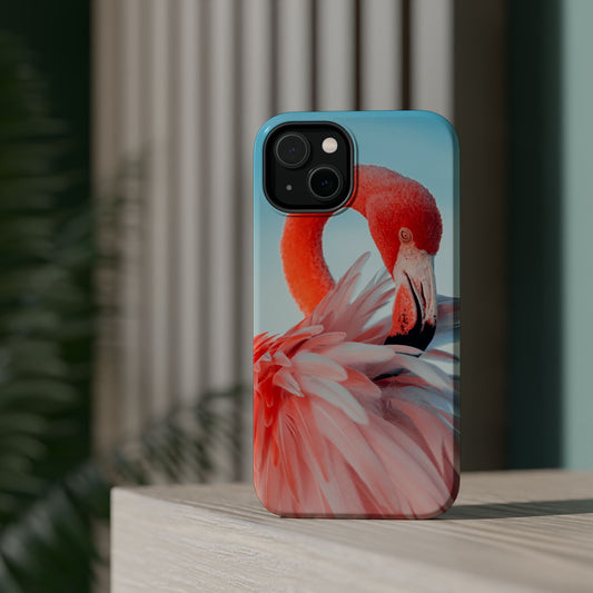 Vibrant Flamingo, Tropical MAGNETIC Phone Case