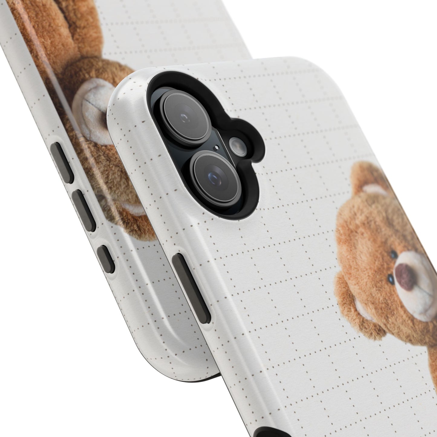 Good Day Teddy Bear MAGNETIC Phone Cases, Cute, Gift for Friends, Teddy Bear Lover's Case