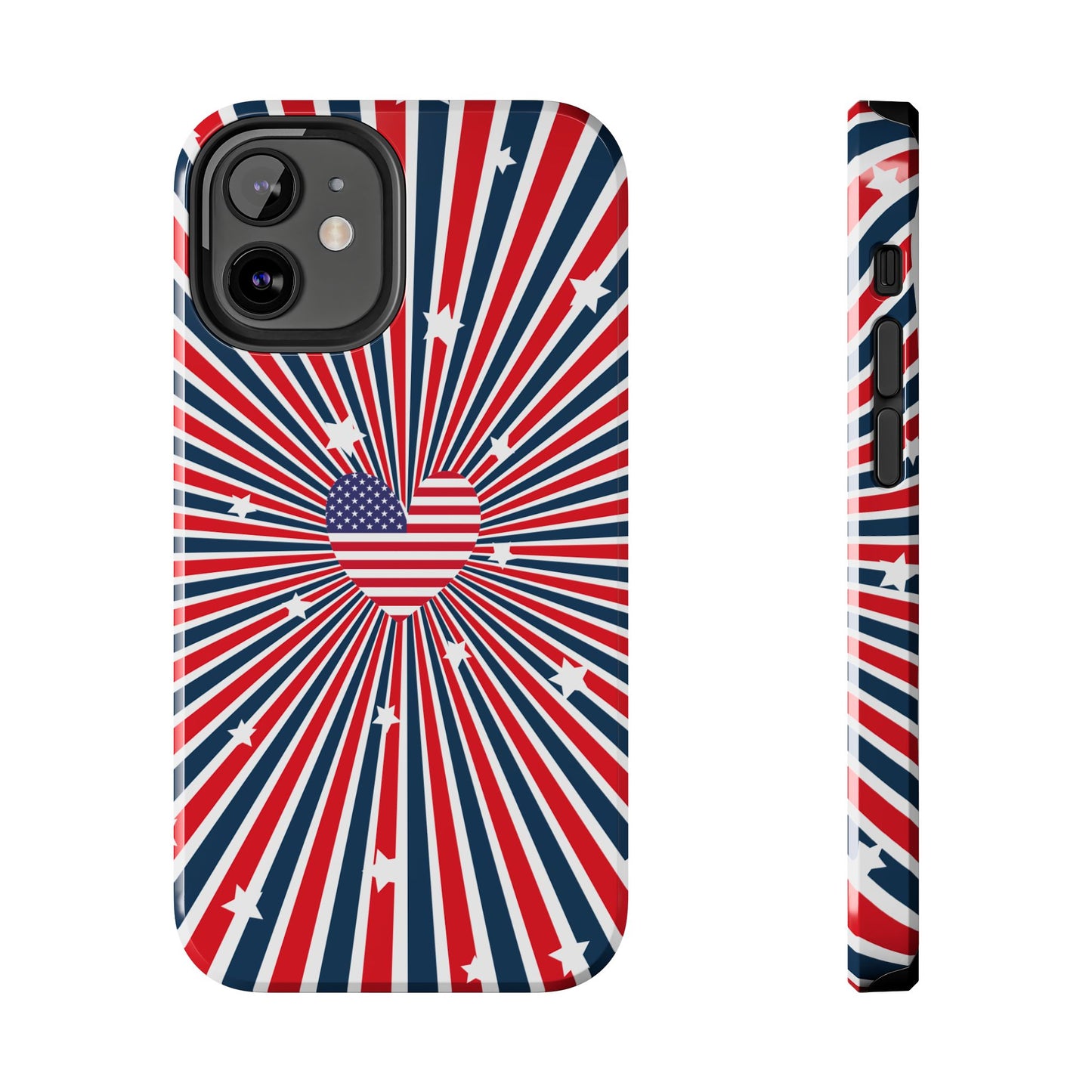 Patriotic  4th of July, Memorial Day, Independence Day Tough Phone Case for Iphone
