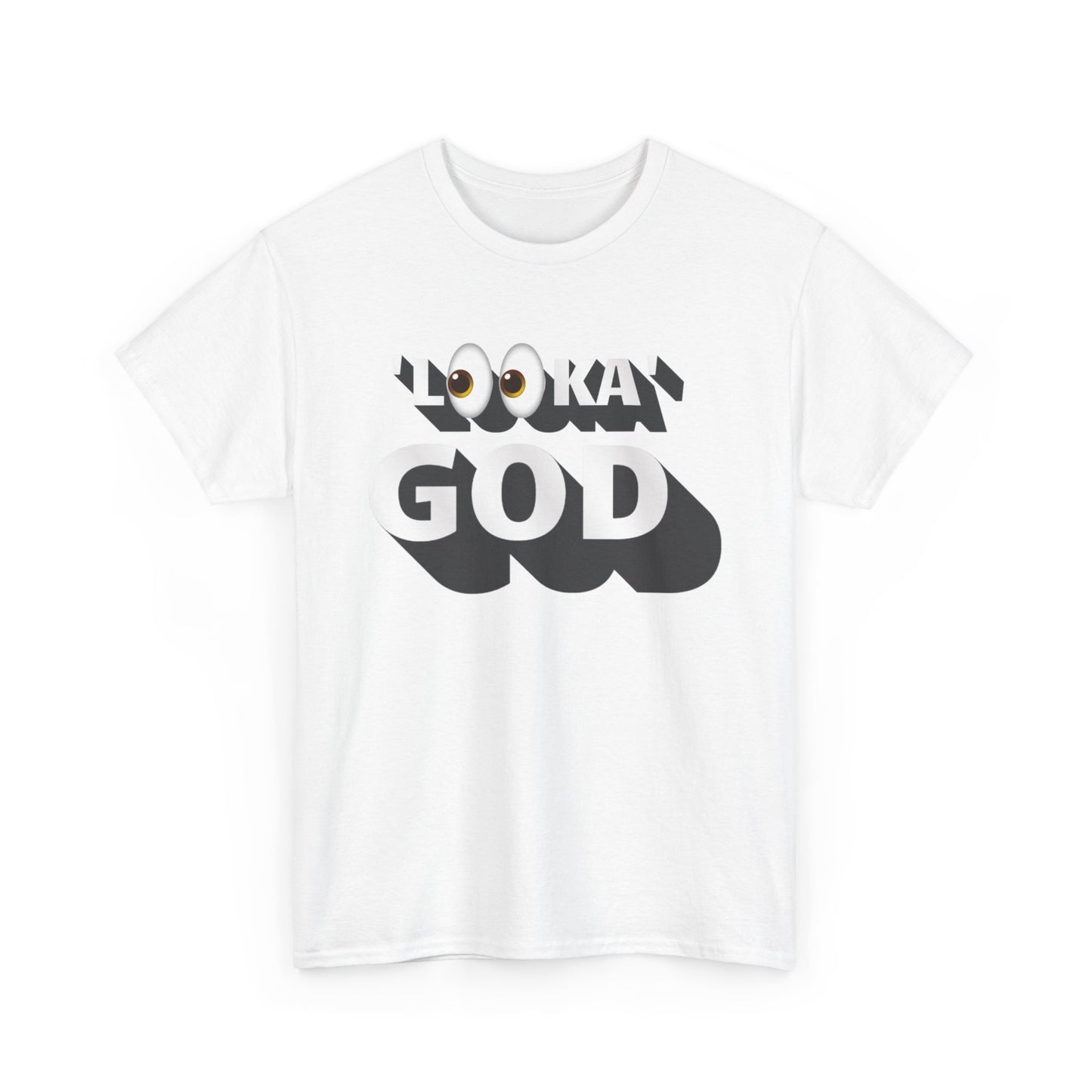 "Looka God" Unisex Cotton Tee - Stylish Faith Statement