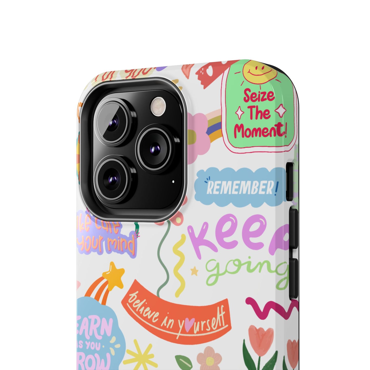 Inspirational, Motivational Phone Case, Cute Floral, Confidence Case, Gift for Her, Positive Vibes