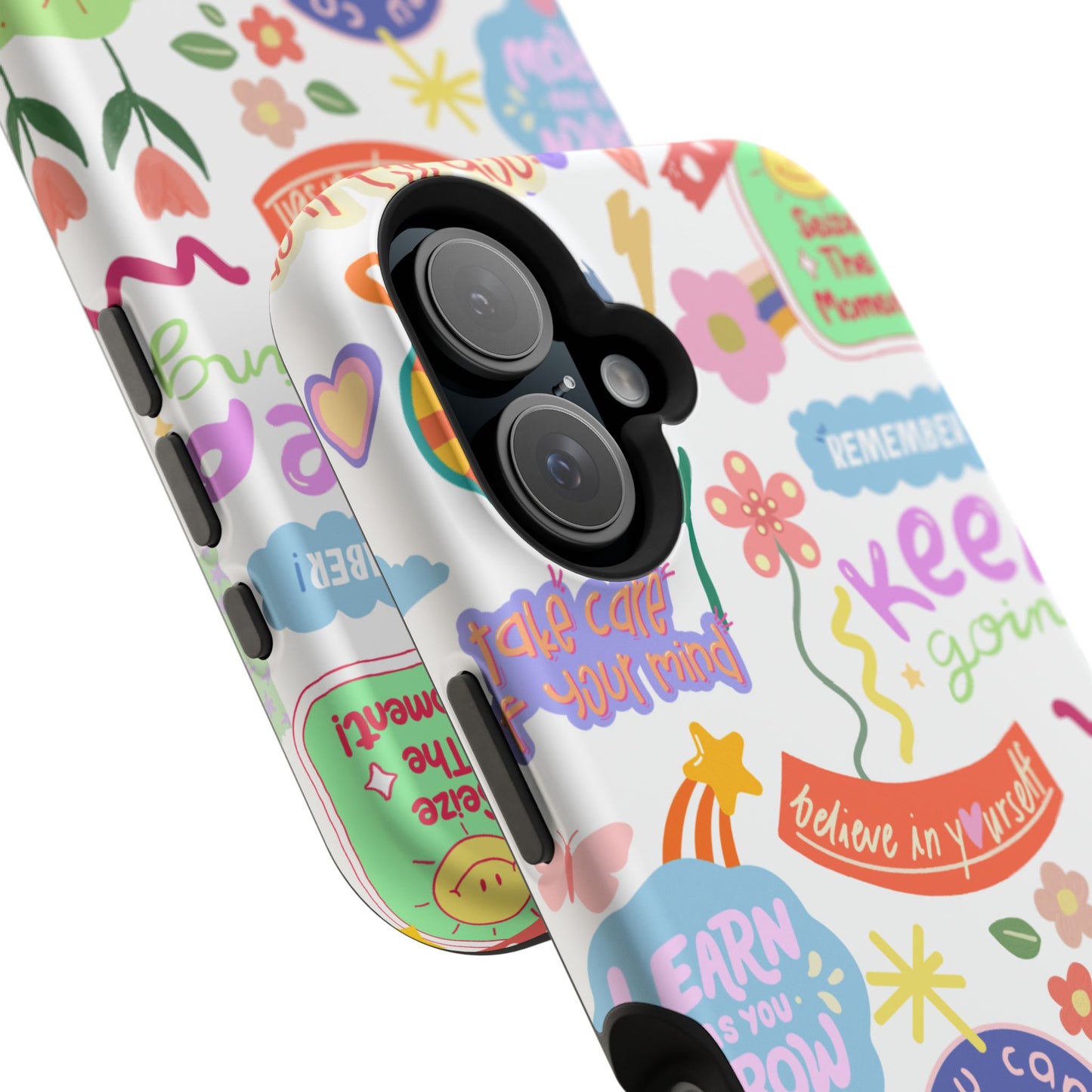 Inspirational, Motivational Phone Case, Cute Floral, Confidence Case, Gift for Her, Positive Vibes