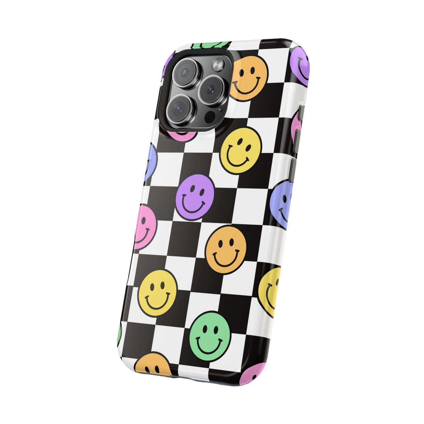 Colorful Smiley Face Phone Cases, Fun Magnetic Tough Cases, Cute Gifts for Teens and Kids, Trendy Accessories for Every Occasion, [...]