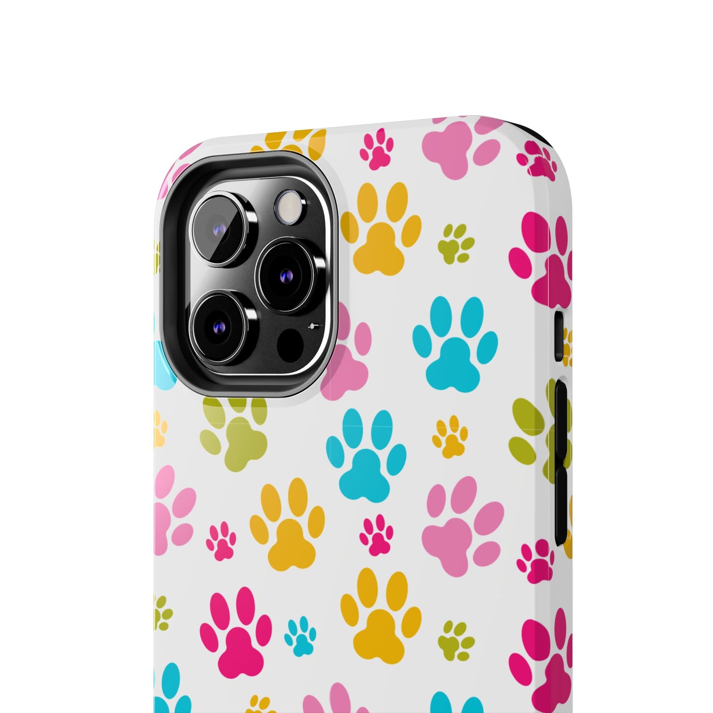 Colorful Pet Paw Print Tough Phone Case for Dog Loves for Iphone