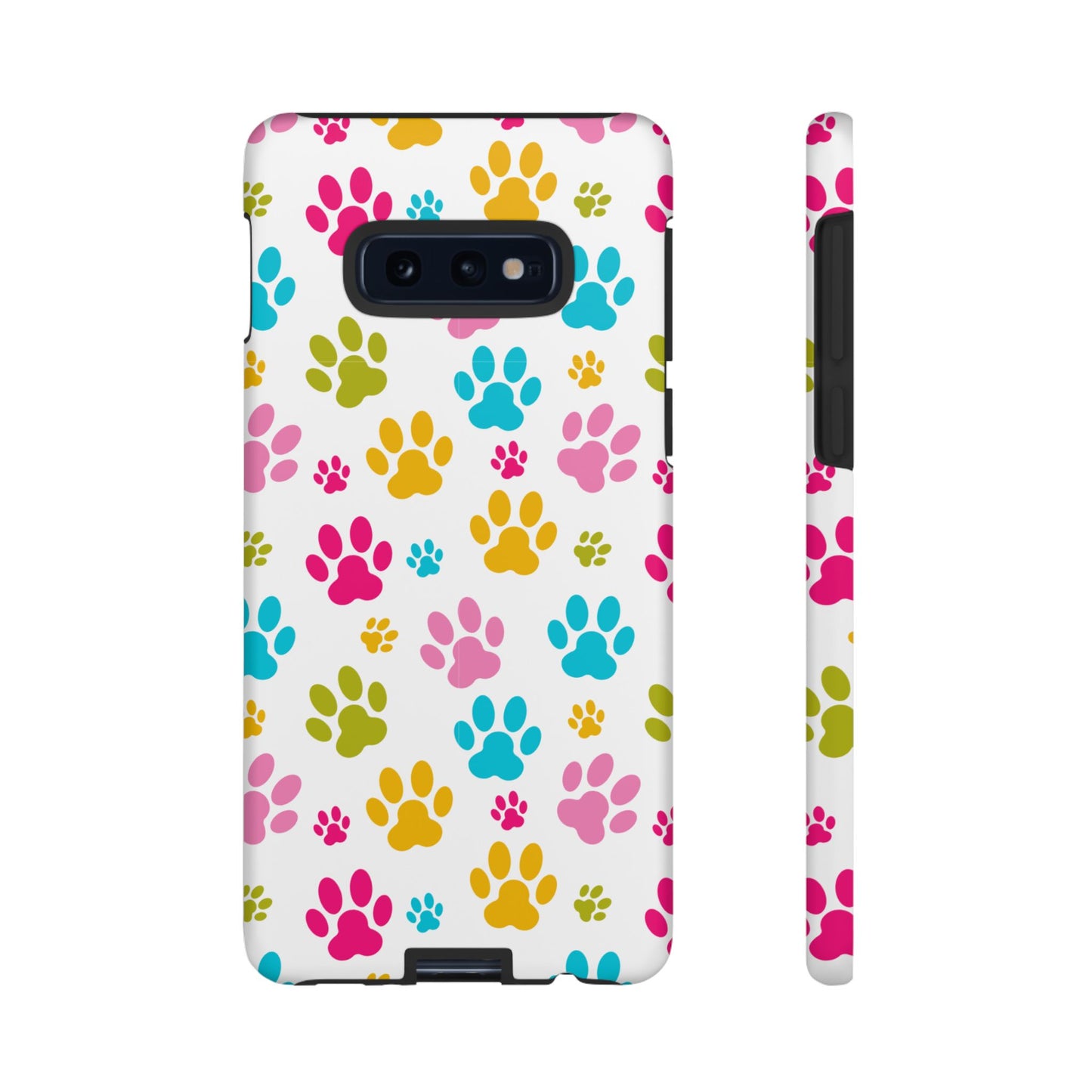 Colorful Pet Paw Print Phone Case for Dog Loves for Samsung