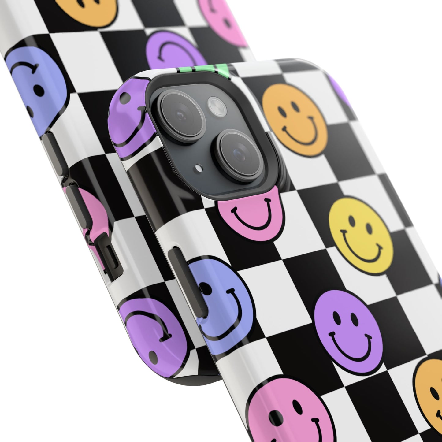 Colorful Smiley Face Phone Cases, Fun Magnetic Tough Cases, Cute Gifts for Teens and Kids, Trendy Accessories for Every Occasion, [...]