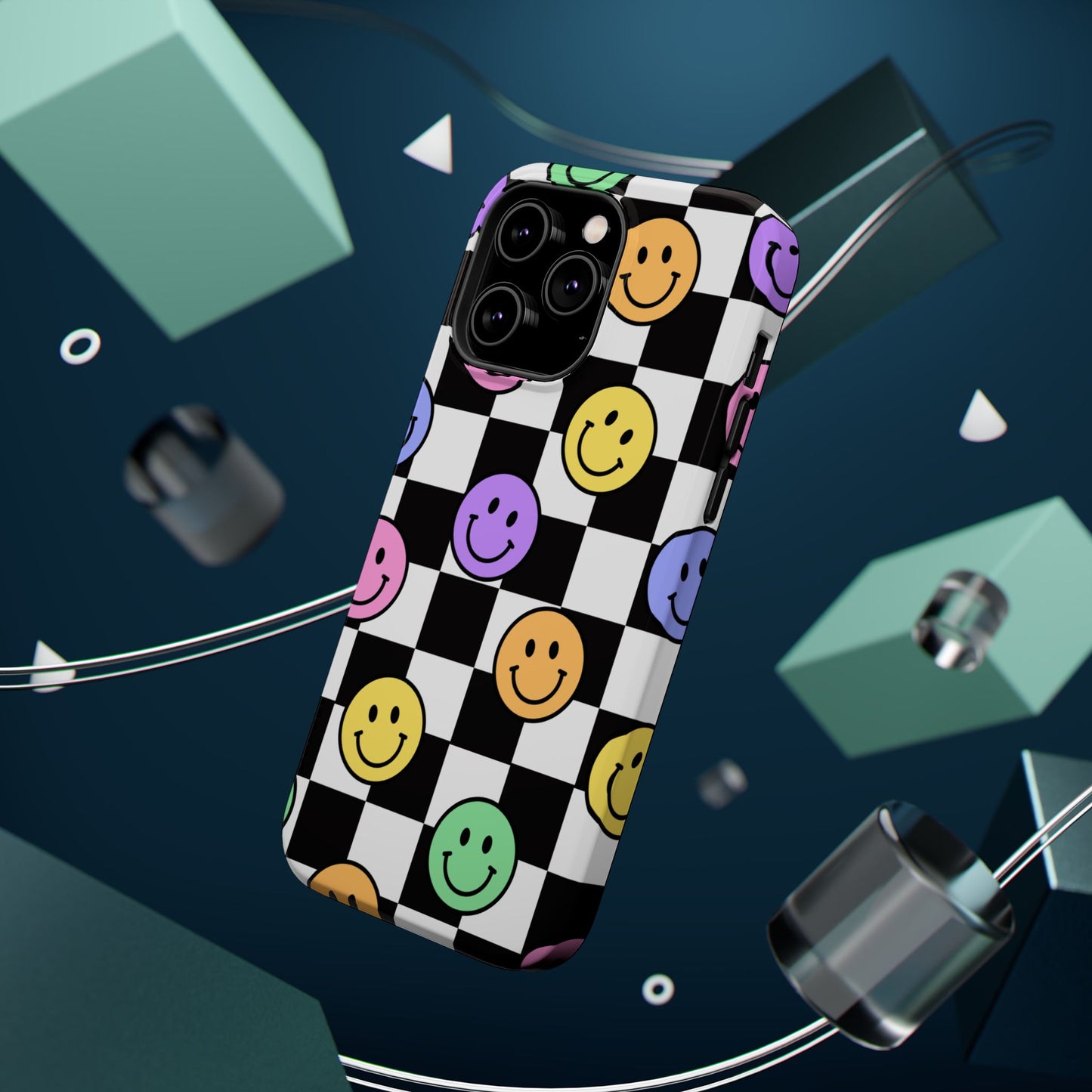 Colorful Smiley Face Phone Cases, Fun Magnetic Tough Cases, Cute Gifts for Teens and Kids, Trendy Accessories for Every Occasion, [...]