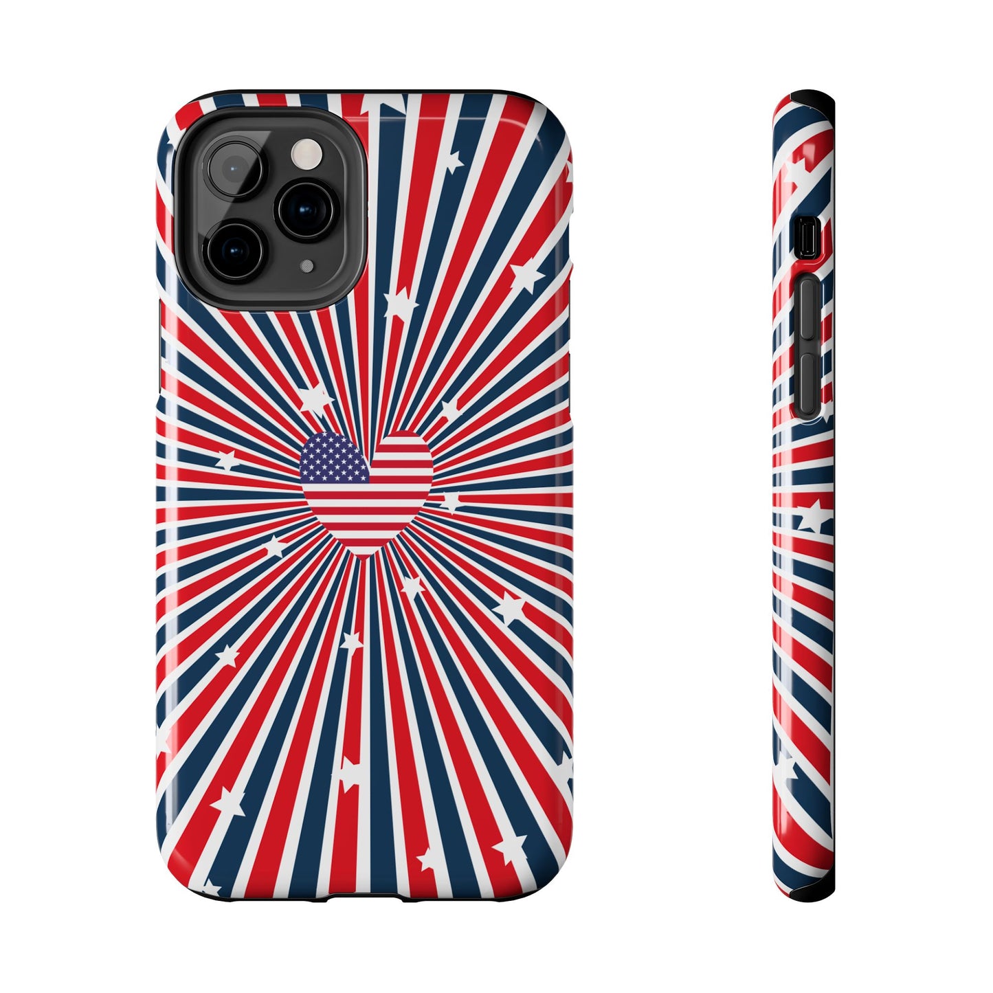 Patriotic  4th of July, Memorial Day, Independence Day Tough Phone Case for Iphone