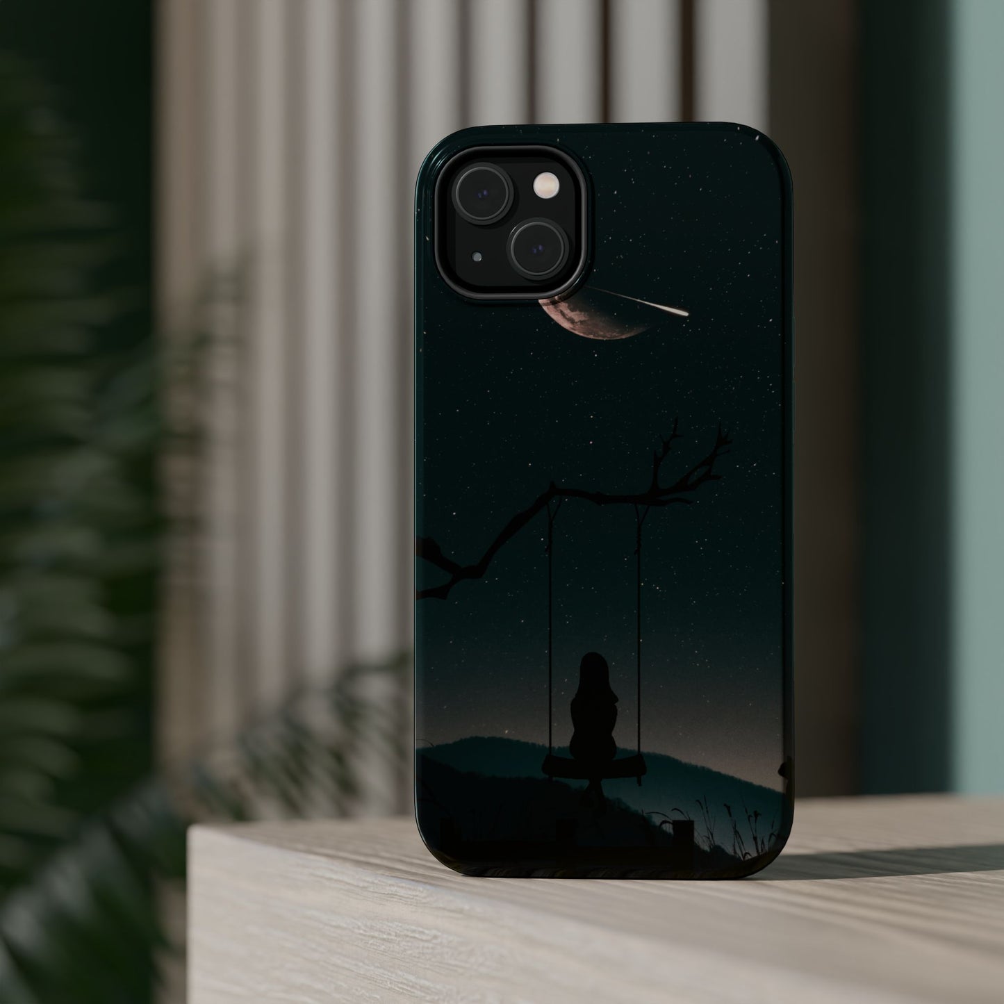 Dreamy Night Sky Tough Magnetic Phone Cases Unique Celestial Design for Iphone