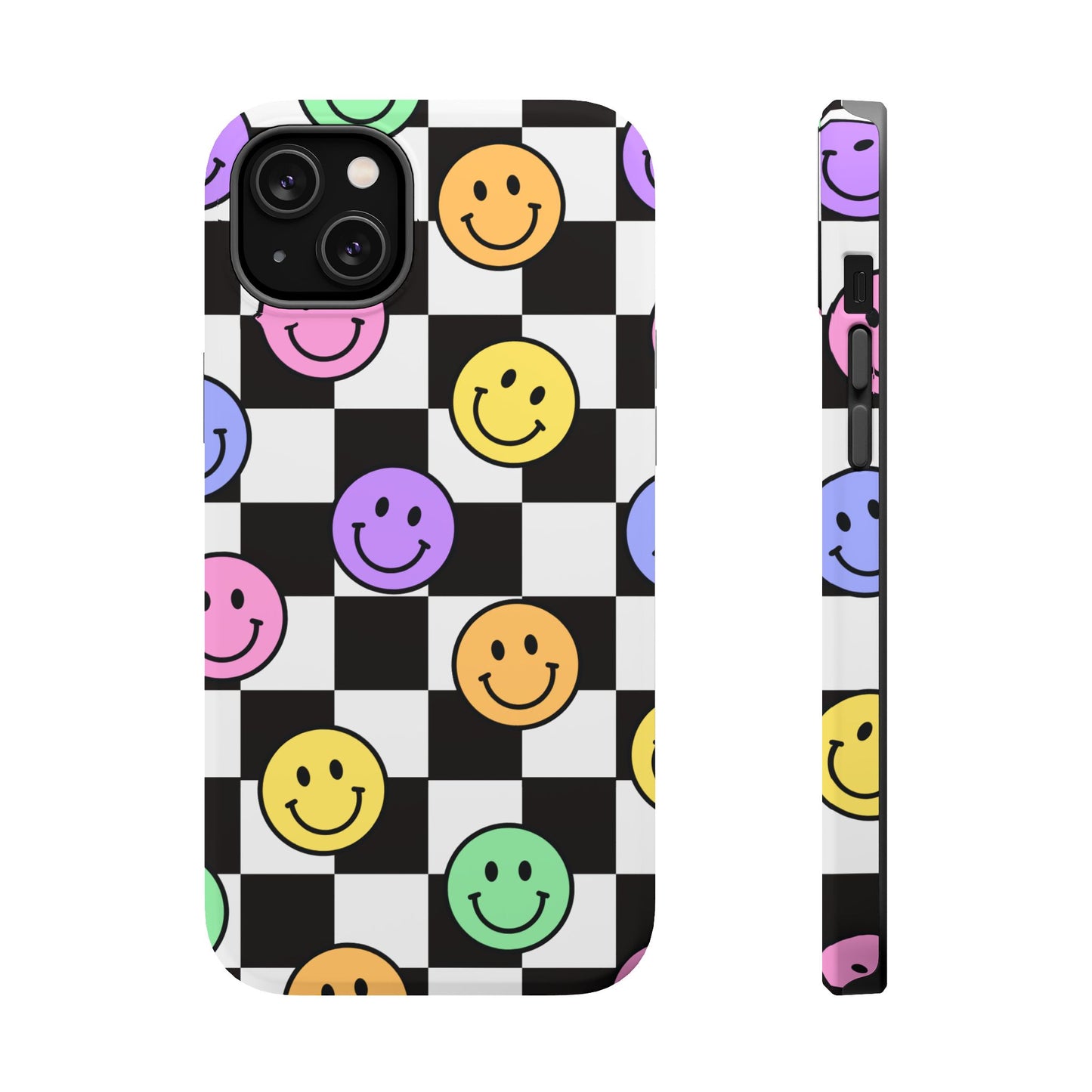Colorful Smiley Face Phone Cases, Fun Magnetic Tough Cases, Cute Gifts for Teens and Kids, Trendy Accessories for Every Occasion, [...]