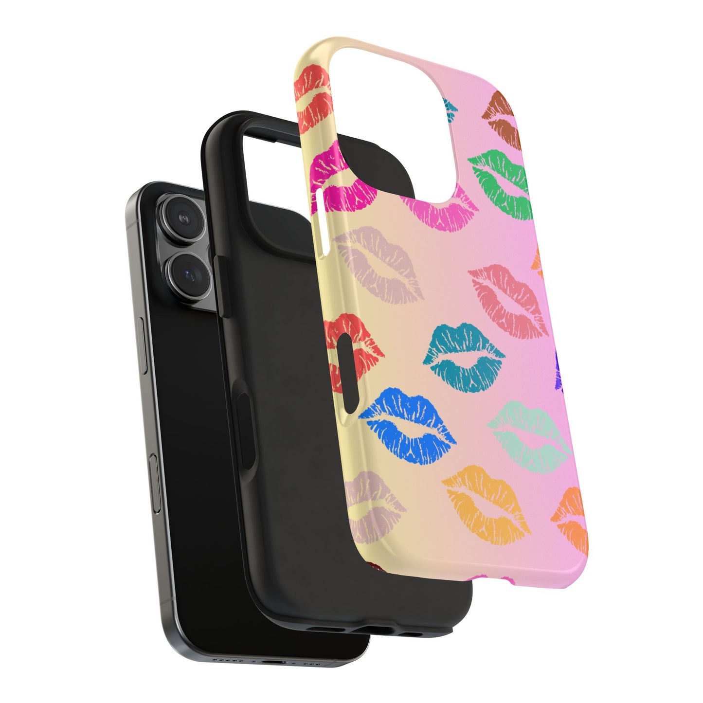 Kiss Print Tough Phone Cases Cute, Durable for Iphone