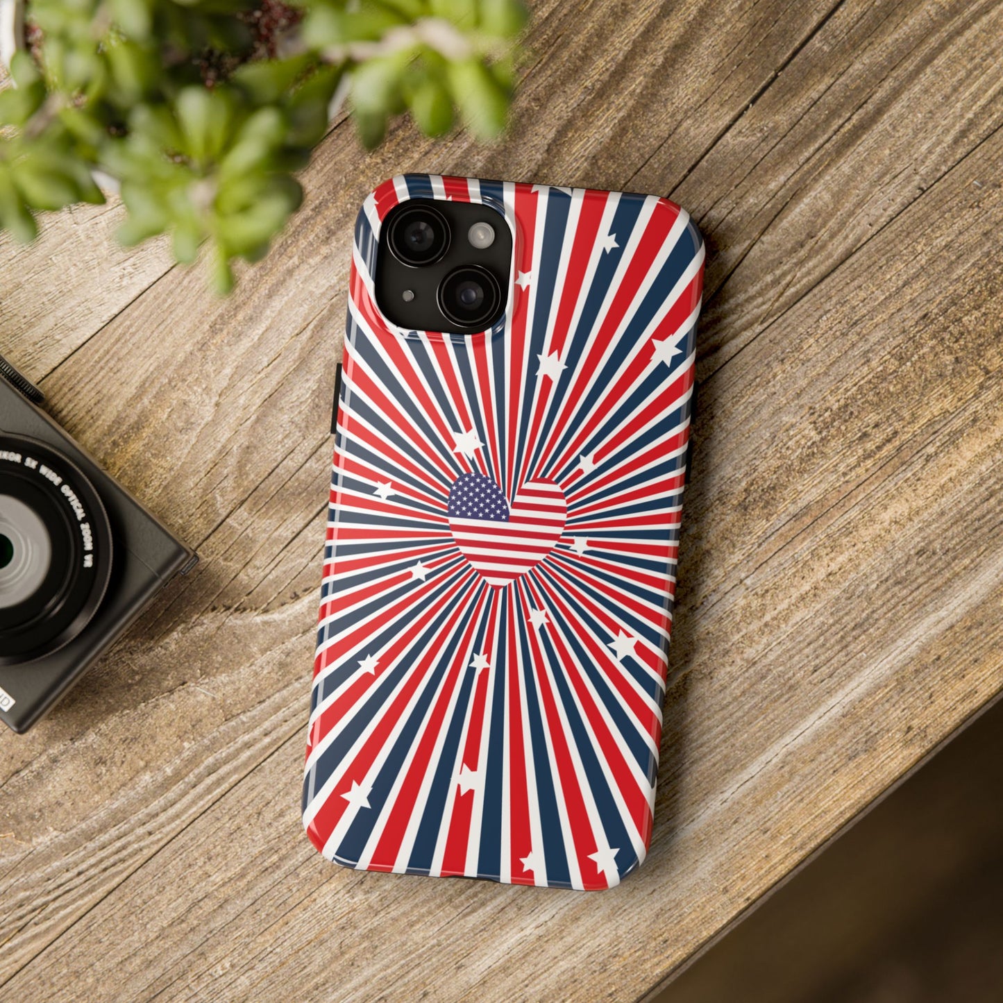 Patriotic  4th of July, Memorial Day, Independence Day Tough Phone Case for Iphone