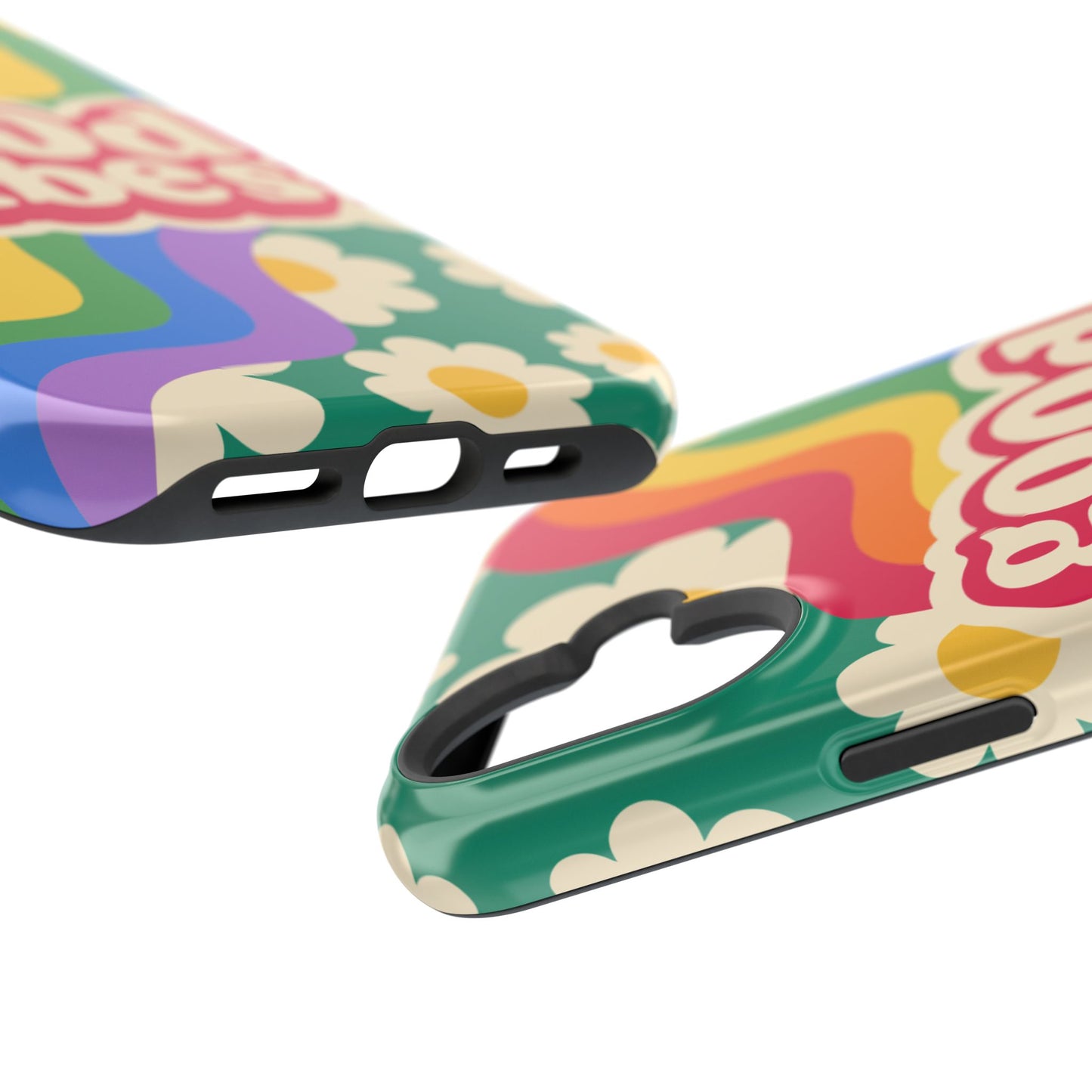 Good Vibes MAGNETIC Tough Phone Cases, Colorful, Cheerful Phone Protection, Gifts for Friends