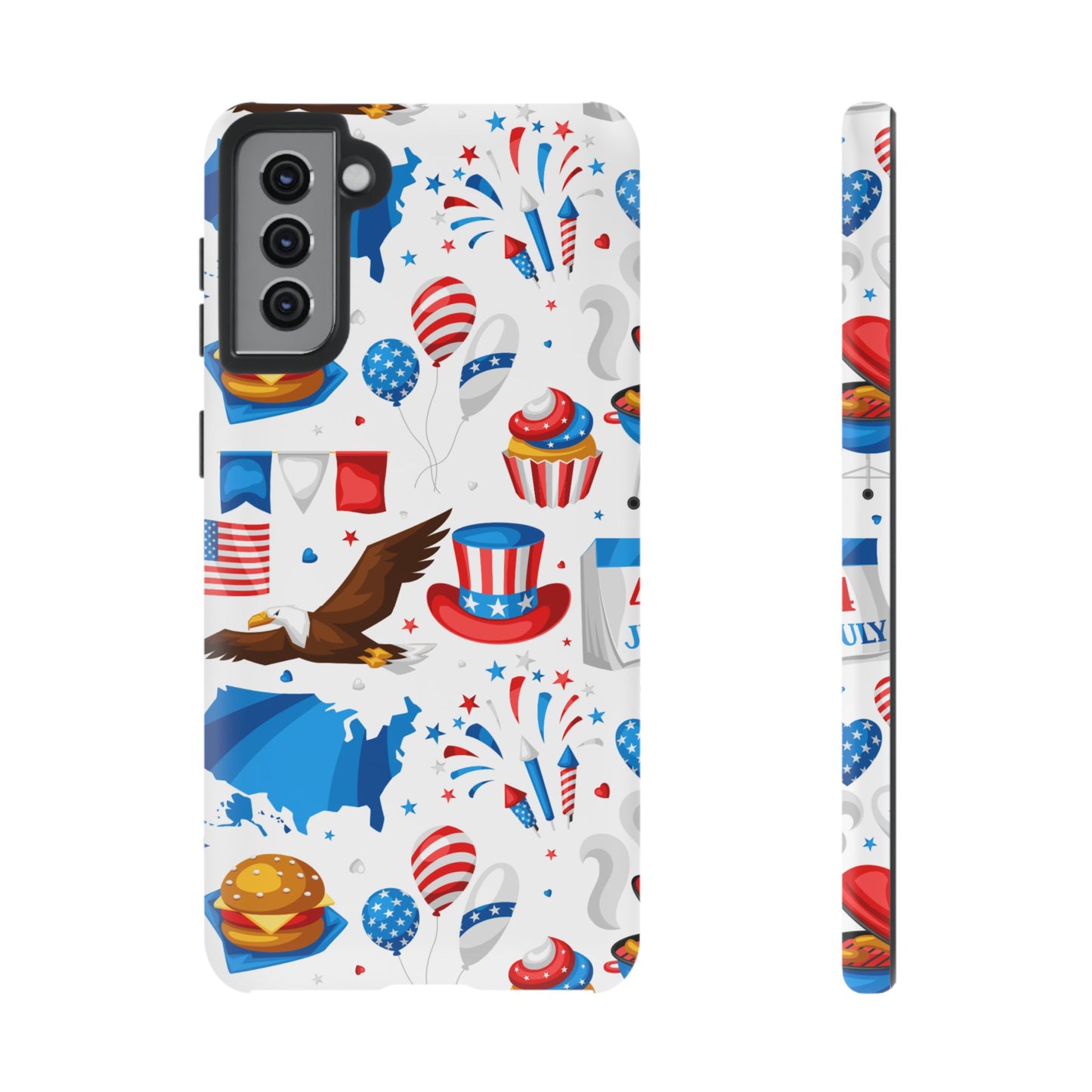 Patriotic  4th of July, Memorial Day, Independence Day Tough Phone Case for Samsung