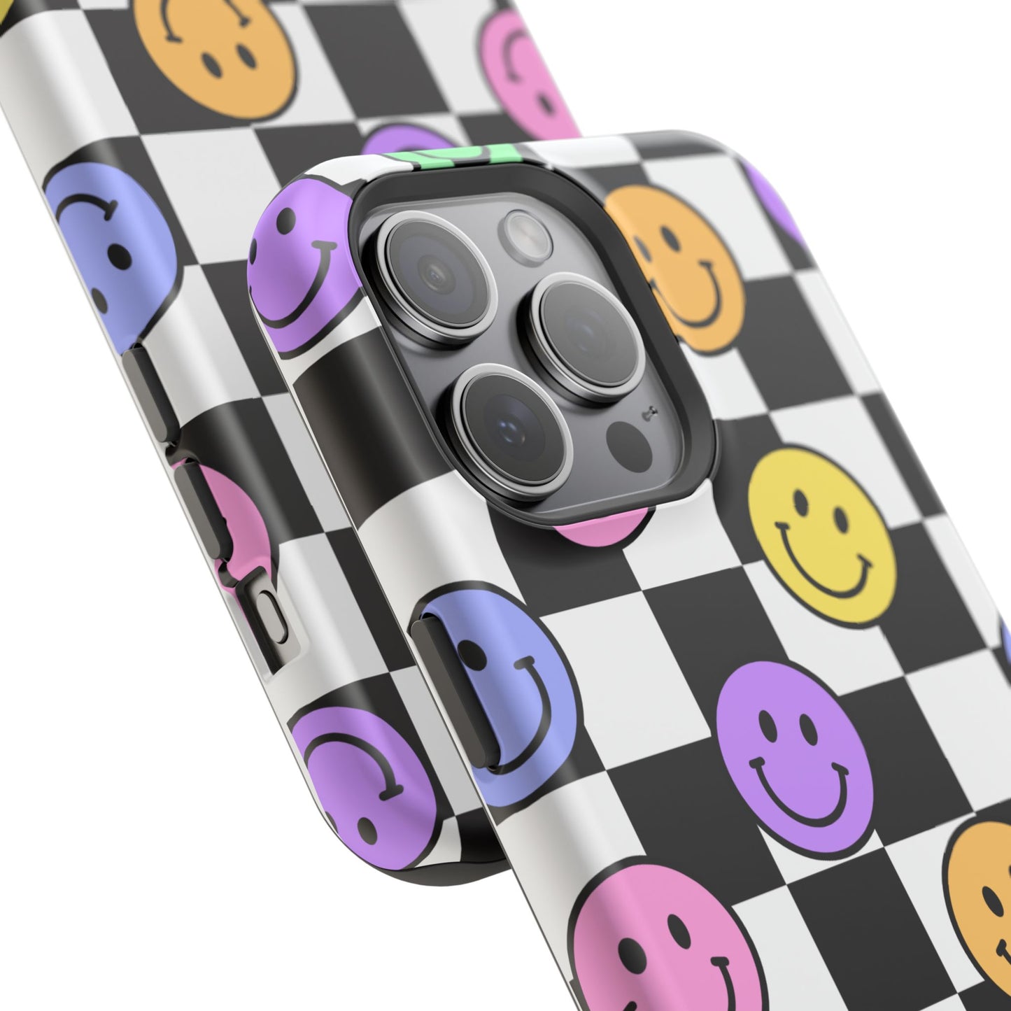 Colorful Smiley Face Phone Cases, Fun Magnetic Tough Cases, Cute Gifts for Teens and Kids, Trendy Accessories for Every Occasion, [...]