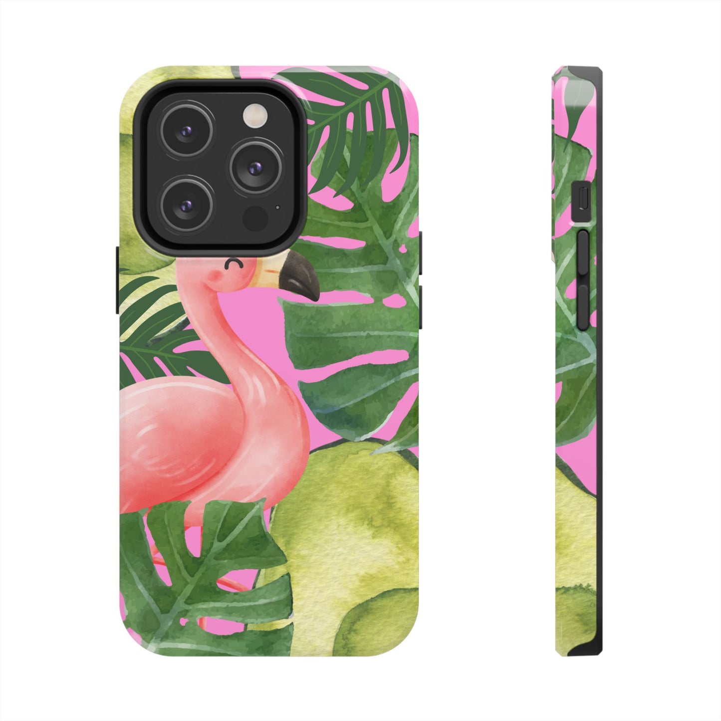 Tropical Flamingo, Cute, Summer Vibes Tough Phone Case
