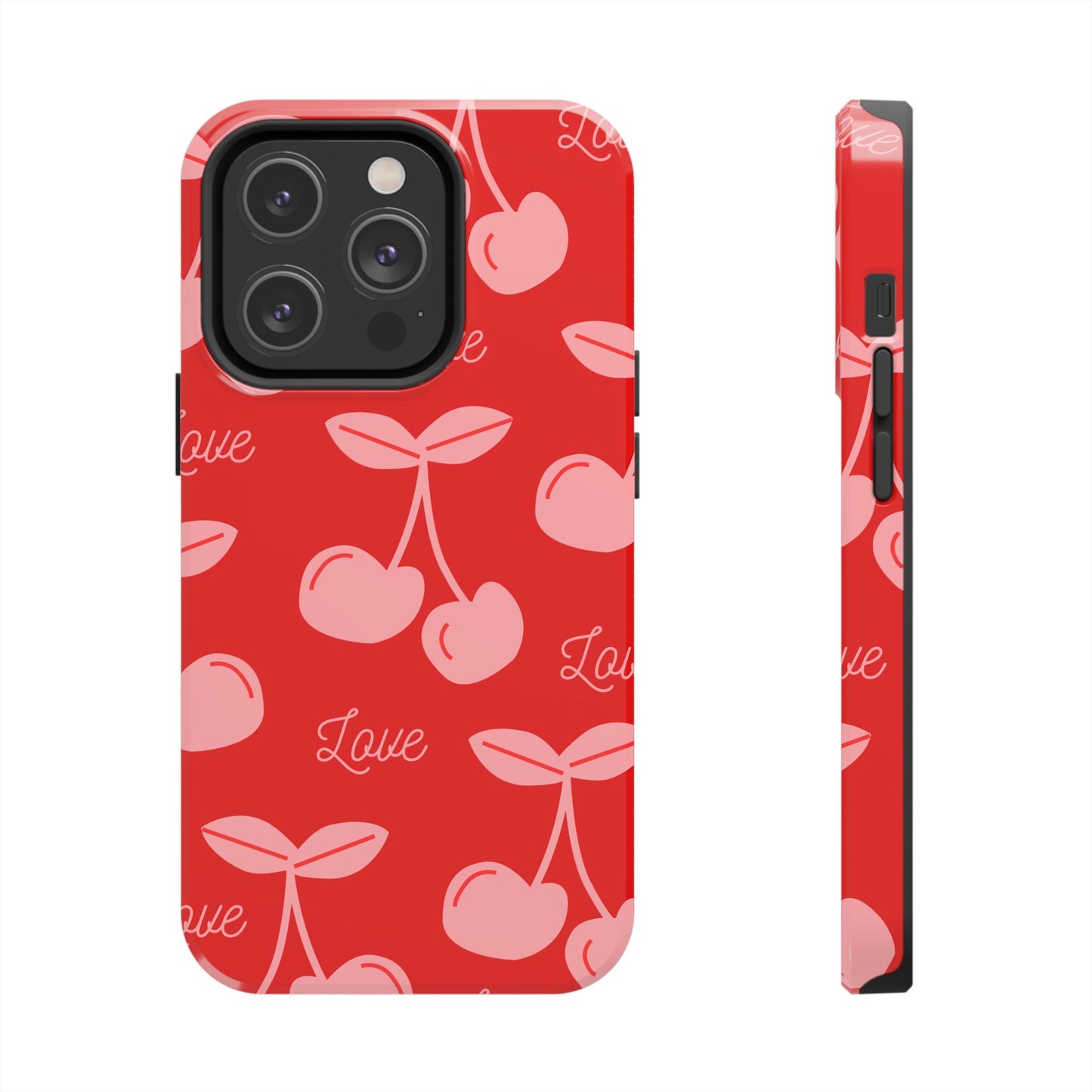 Cute Cherry Love Tough Phone Cases