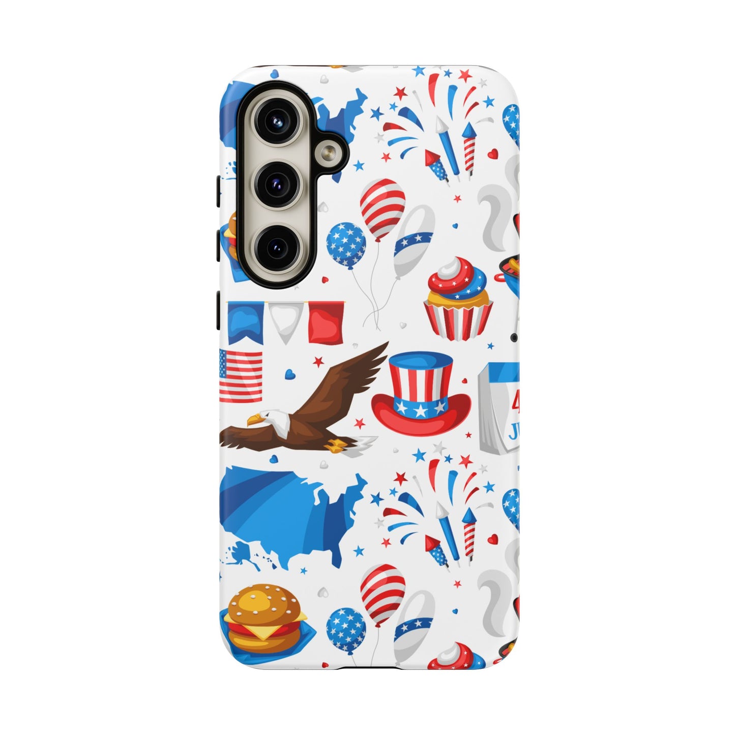 Patriotic  4th of July, Memorial Day, Independence Day Tough Phone Case for Samsung