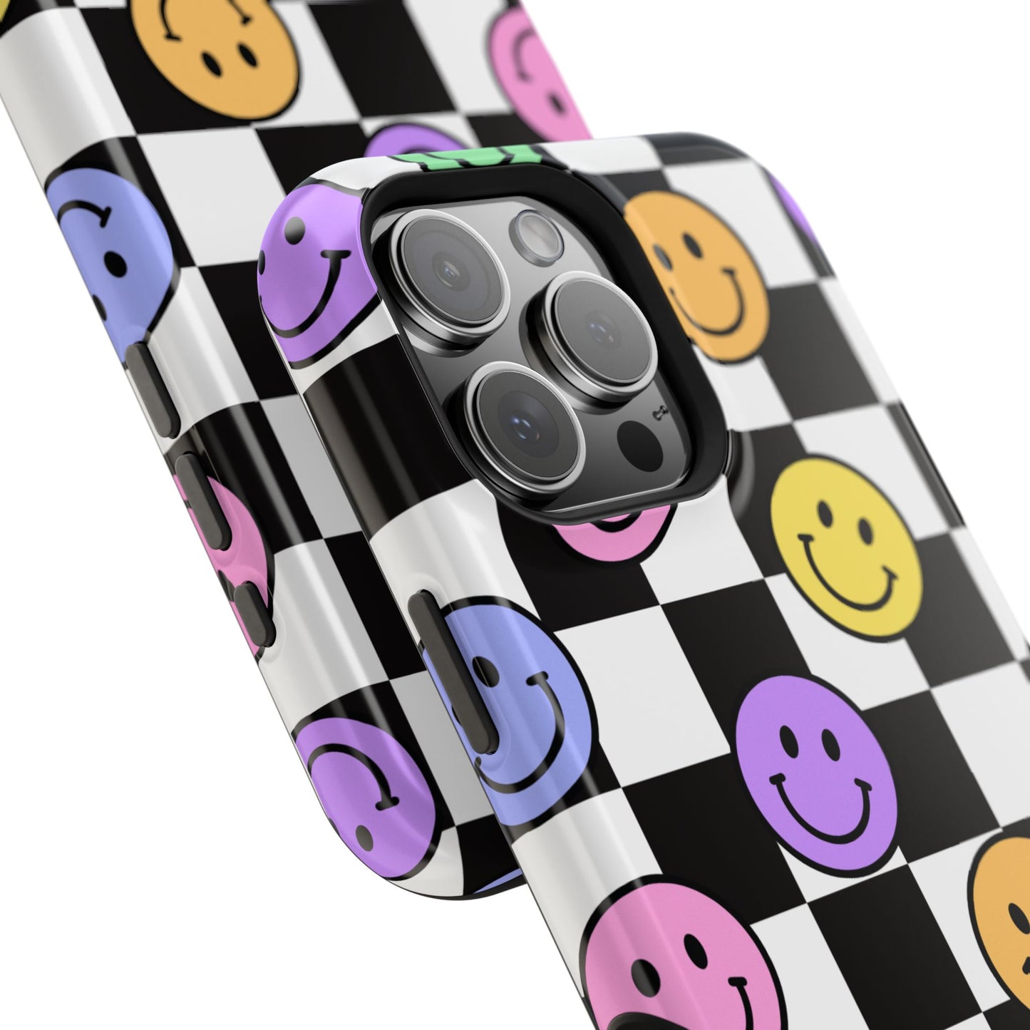 Colorful Smiley Face Phone Cases, Fun Magnetic Tough Cases, Cute Gifts for Teens and Kids, Trendy Accessories for Every Occasion, [...]