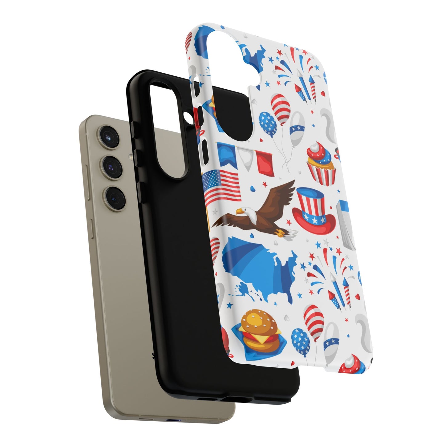 Patriotic  4th of July, Memorial Day, Independence Day Tough Phone Case for Samsung