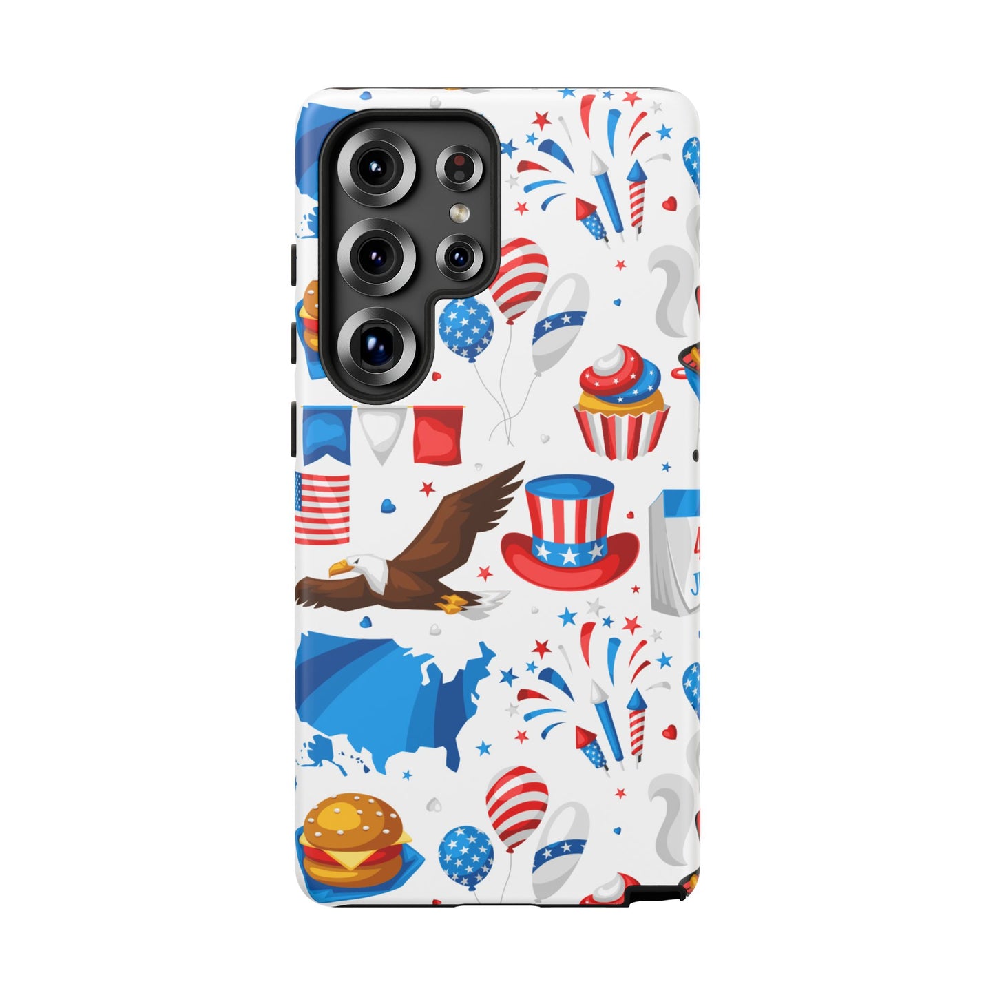 Patriotic  4th of July, Memorial Day, Independence Day Tough Phone Case for Samsung