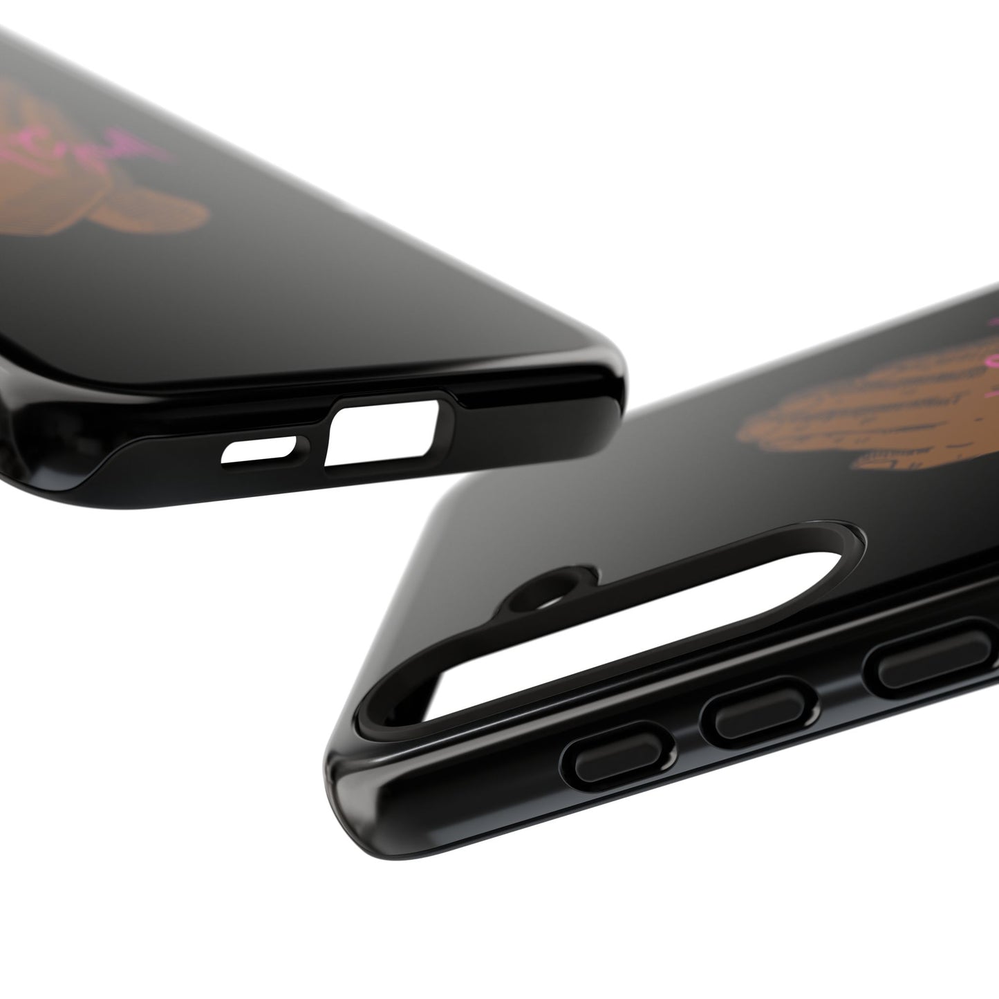 Phone Cases - 'Look at God' Praying Hands Religious Design Tough Case for Samsung