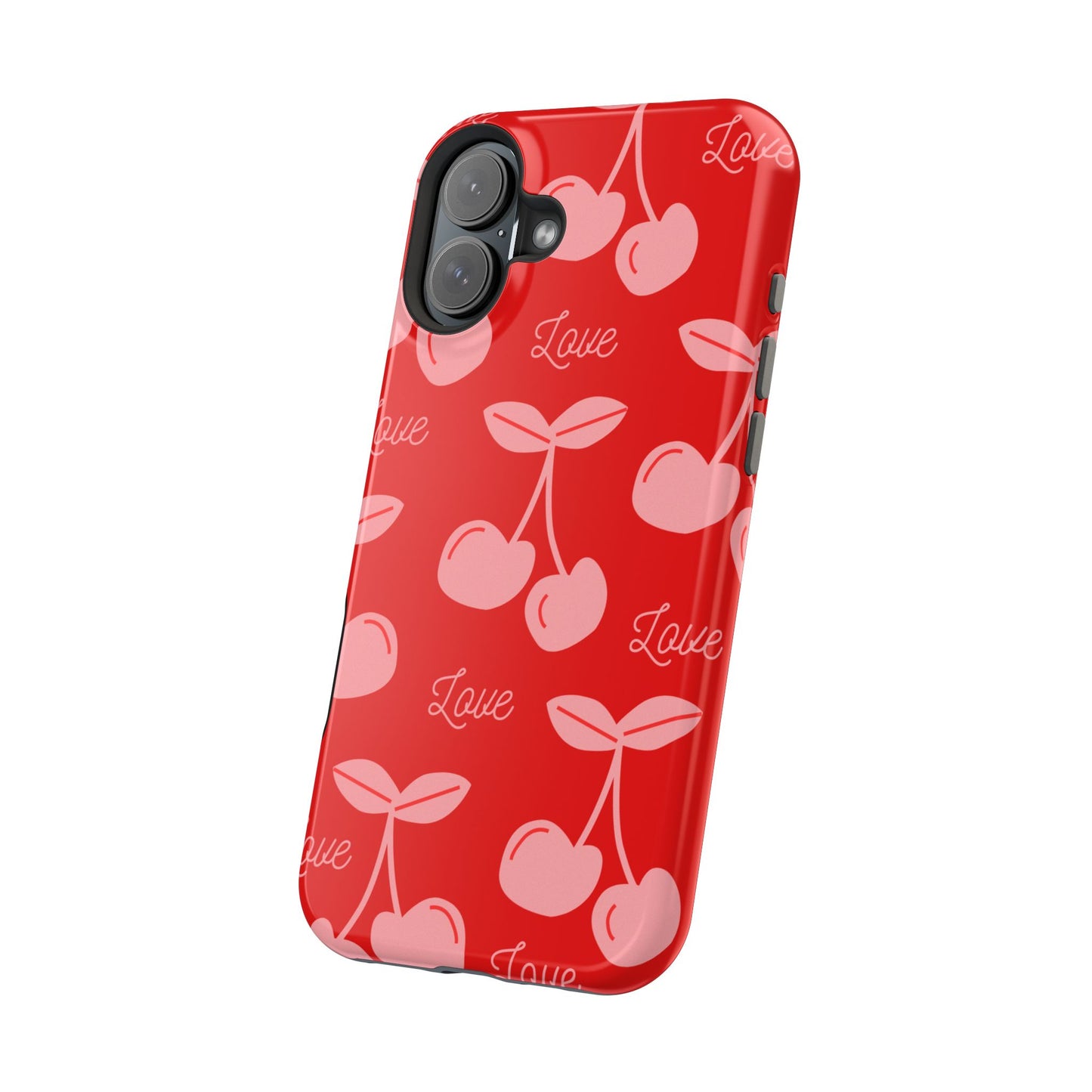 Cherry Love MAGNETIC Tough Cases, Cute Protection, Gift for Her, Valentine's Day