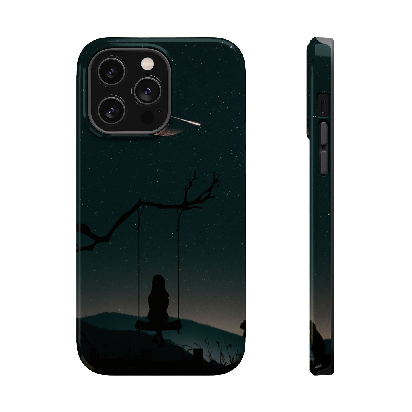 Dreamy Night Sky Tough Magnetic Phone Cases Unique Celestial Design for Iphone