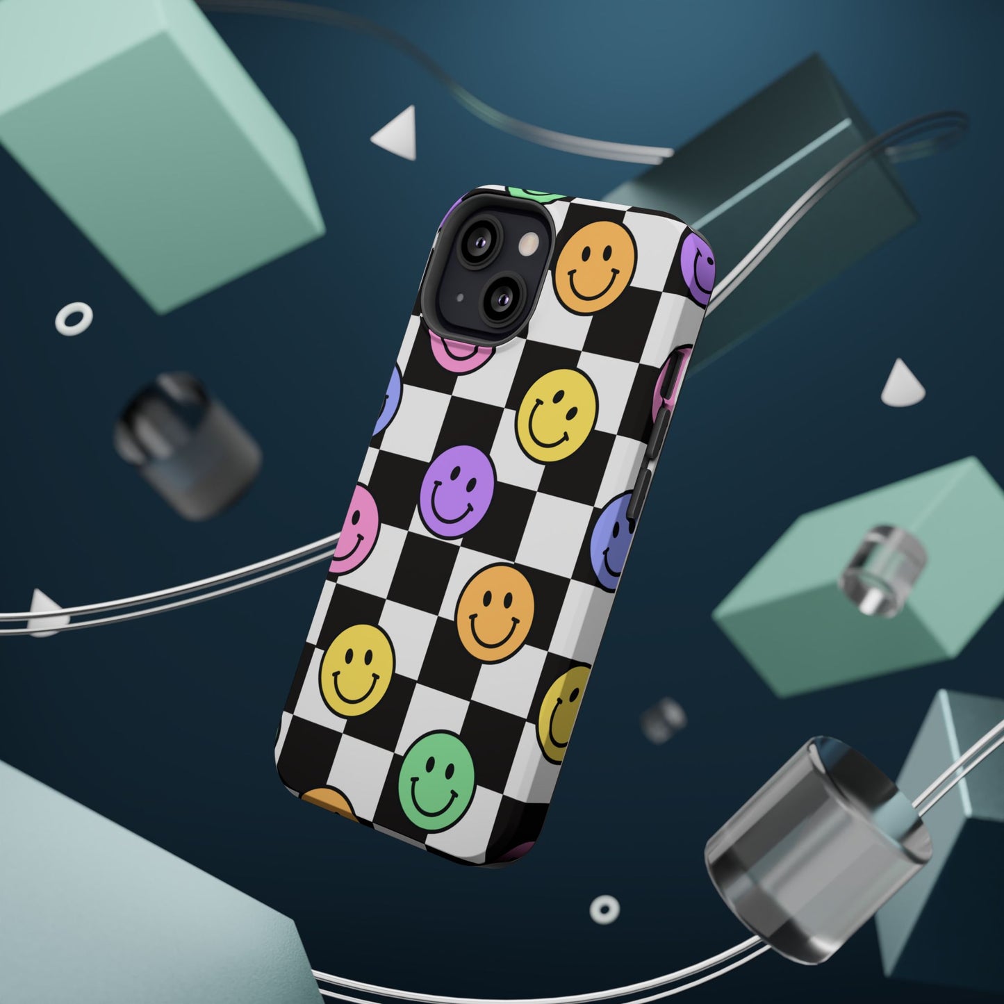 Colorful Smiley Face Phone Cases, Fun Magnetic Tough Cases, Cute Gifts for Teens and Kids, Trendy Accessories for Every Occasion, [...]