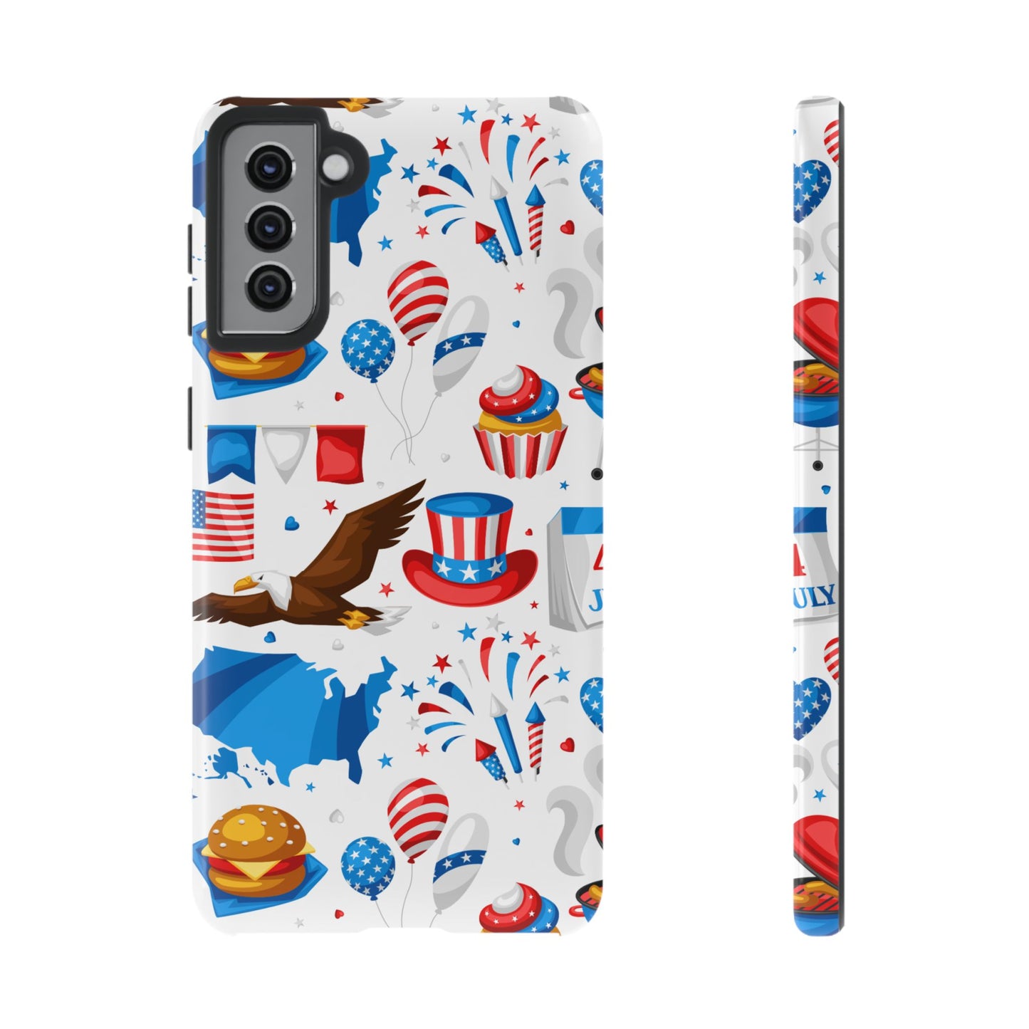 Patriotic  4th of July, Memorial Day, Independence Day Tough Phone Case for Samsung