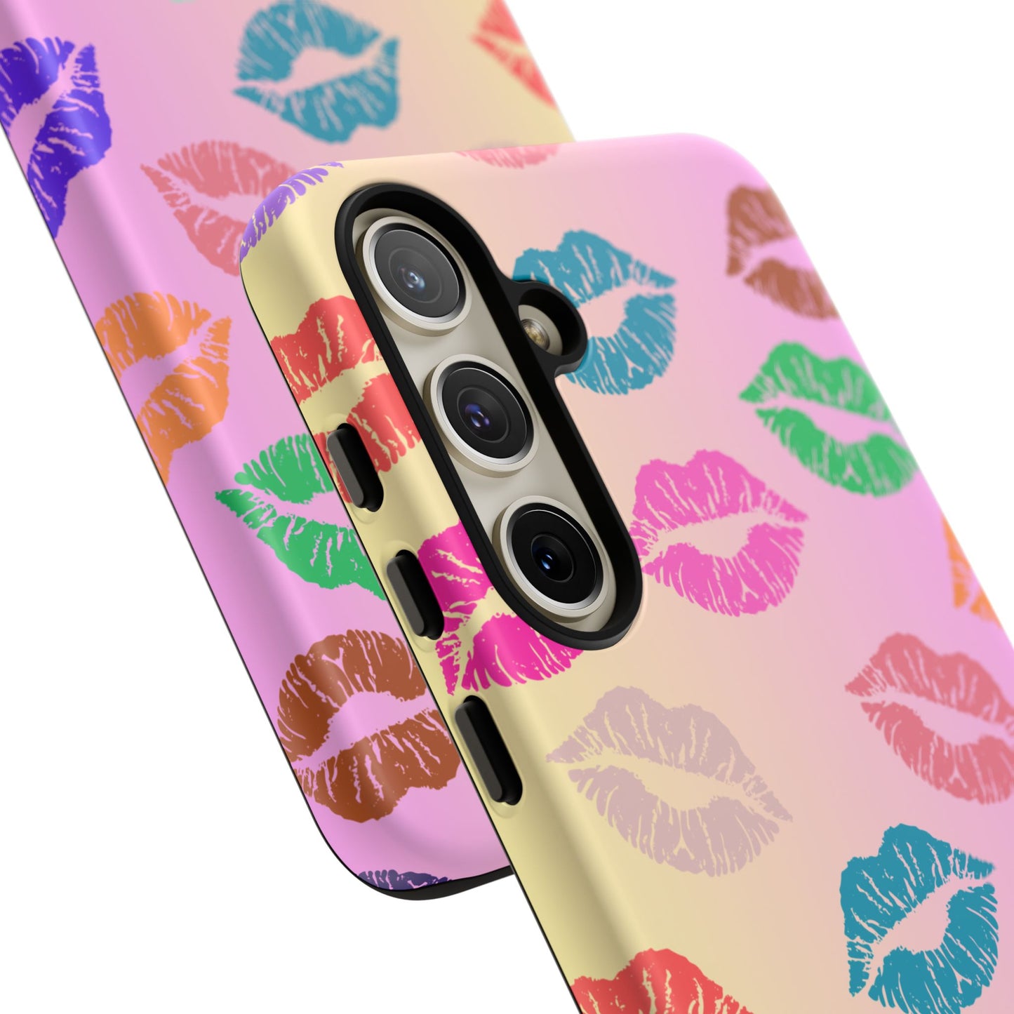 Kiss Print Tough Phone Cases Cute, Durable for Samsung