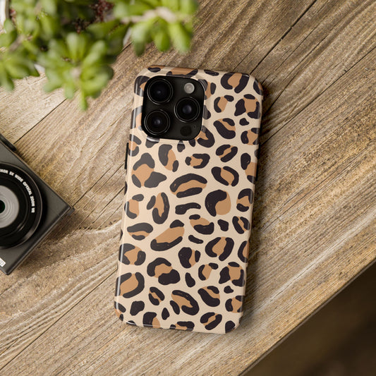 Stylish Leopard Print Tough Phone Cases