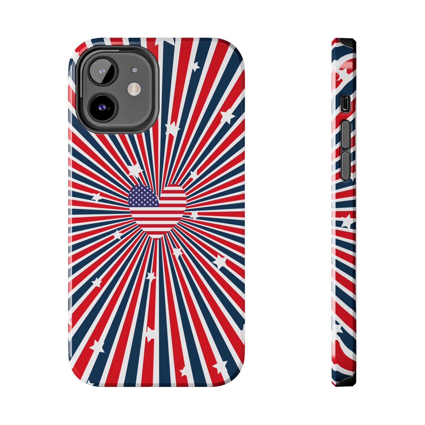 Patriotic  4th of July, Memorial Day, Independence Day Tough Phone Case for Iphone