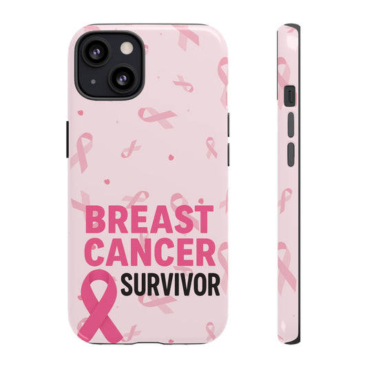 Breast Cancer Survivor Phone Case - Supportive Gift for Fighters, Fighters & Cherished Friends, Awareness Month Essentials