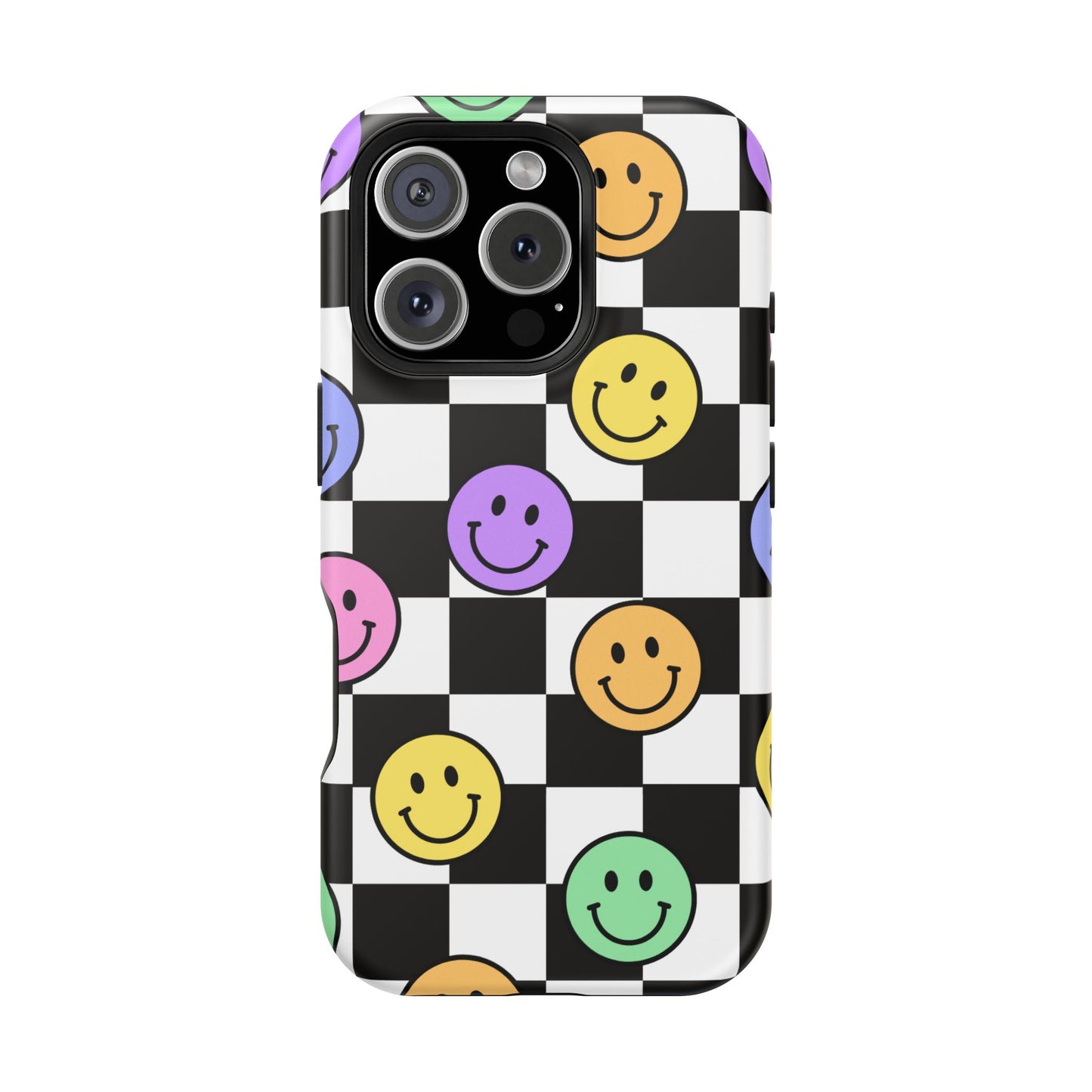 Colorful Smiley Face Phone Cases, Fun Magnetic Tough Cases, Cute Gifts for Teens and Kids, Trendy Accessories for Every Occasion, [...]