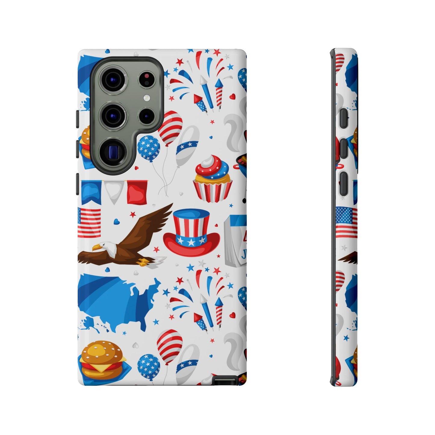 Patriotic  4th of July, Memorial Day, Independence Day Tough Phone Case for Samsung