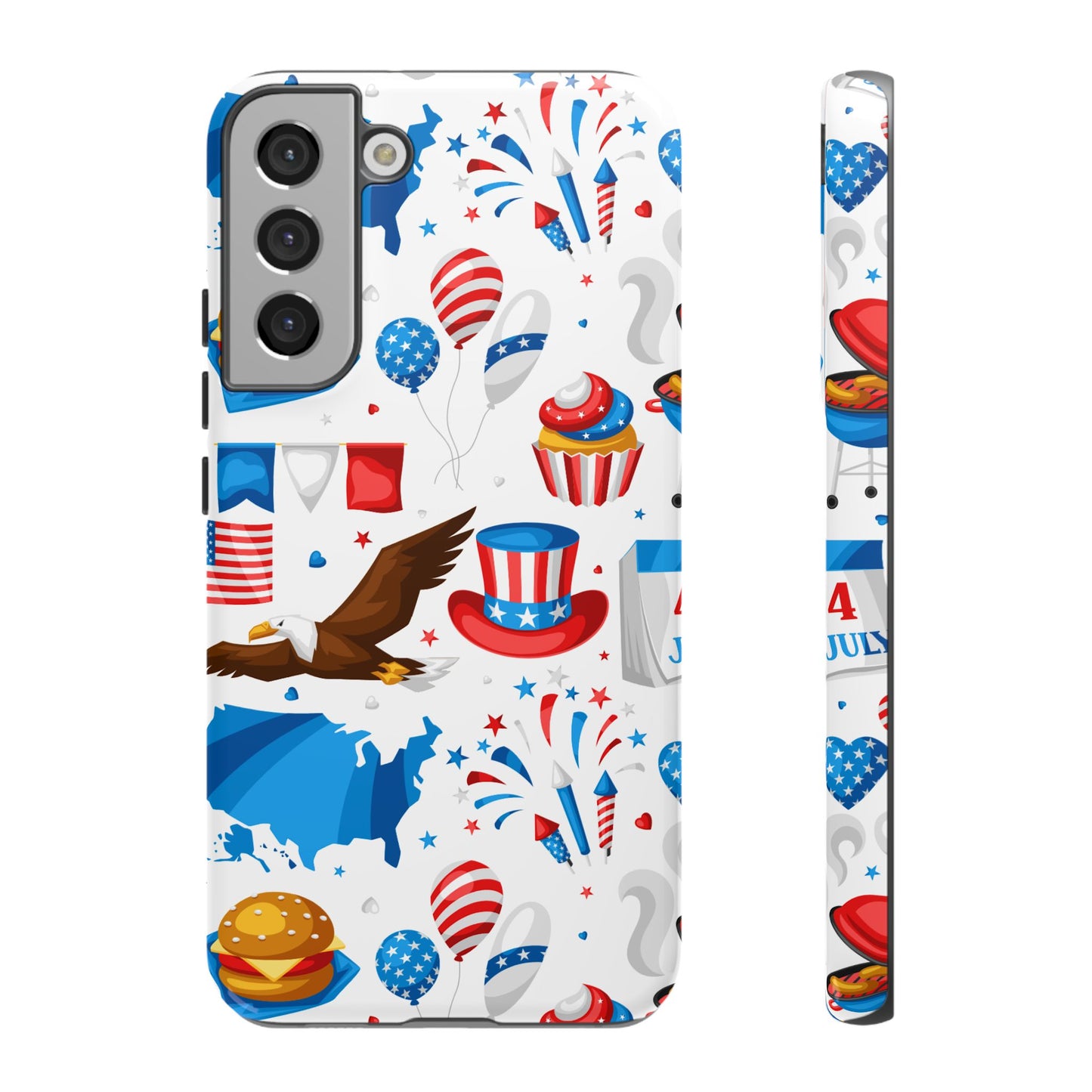 Patriotic  4th of July, Memorial Day, Independence Day Tough Phone Case for Samsung