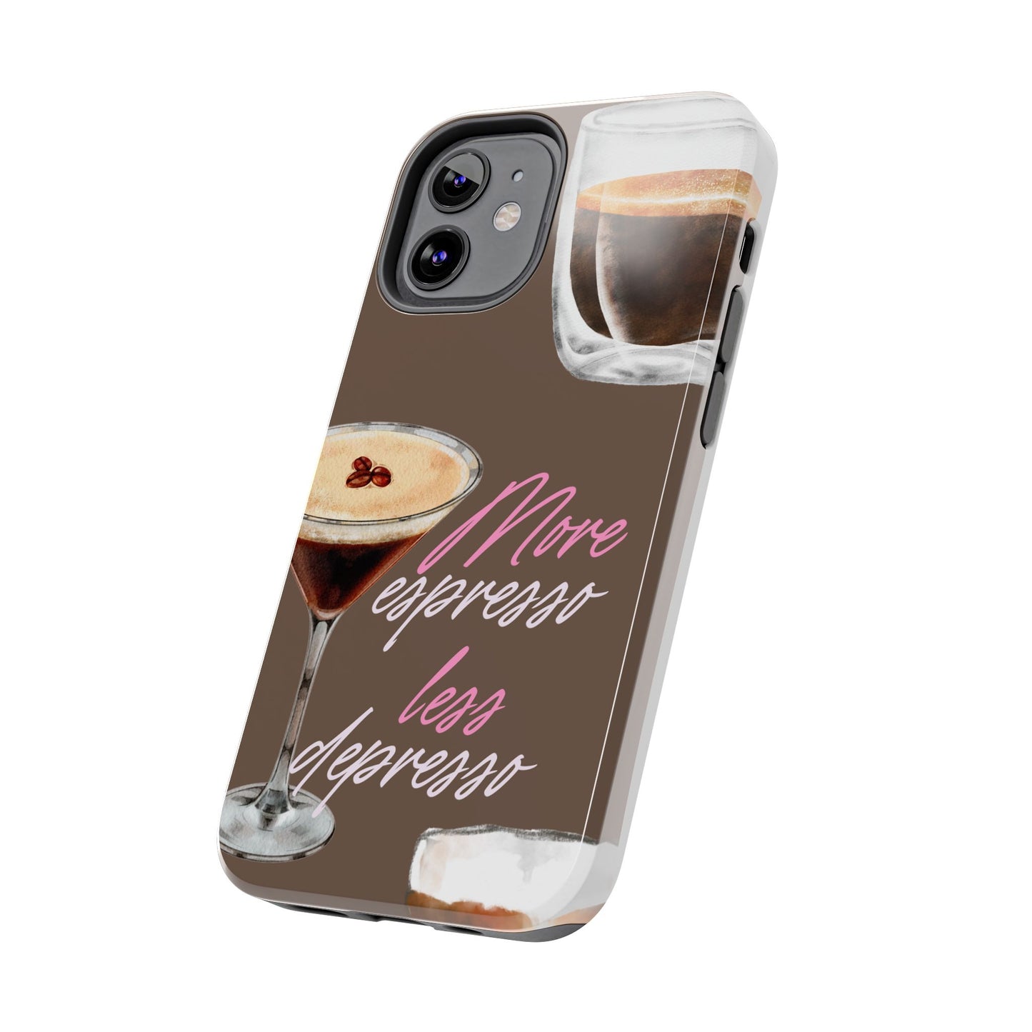 Stylish Coffee Phone Case, Espresso Lovers Gift, Cute Tough Case, Coffee Aesthetic, Phone Accessory for Baristas