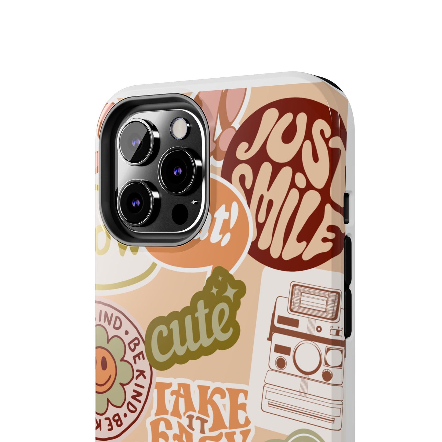 Vibrant, Positive Affirmation Sticker Phone Cases, Cute for Teens, Fun Ideas, Everyday Use