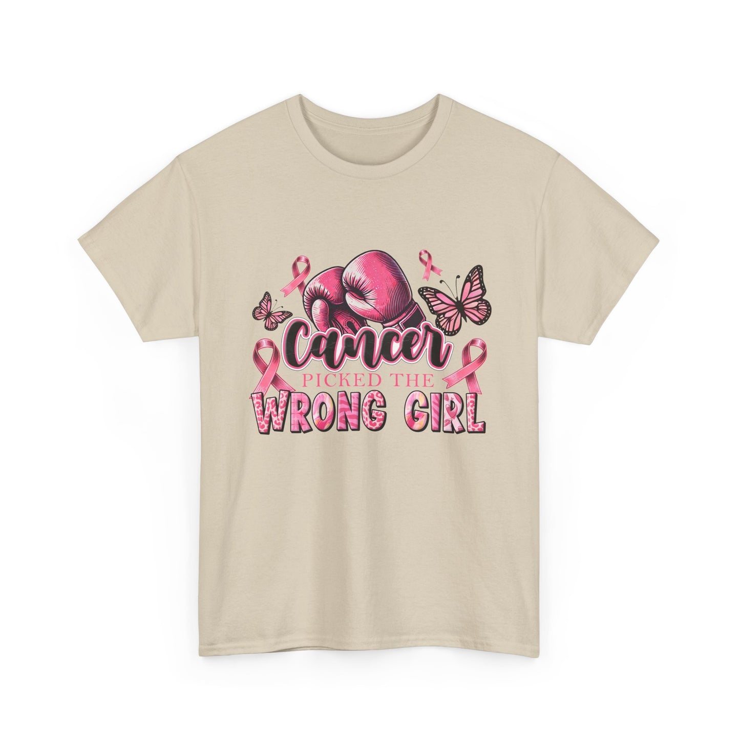 Cancer Awareness Tee - Picked the Wrong Girl Unisex Cotton Shirt