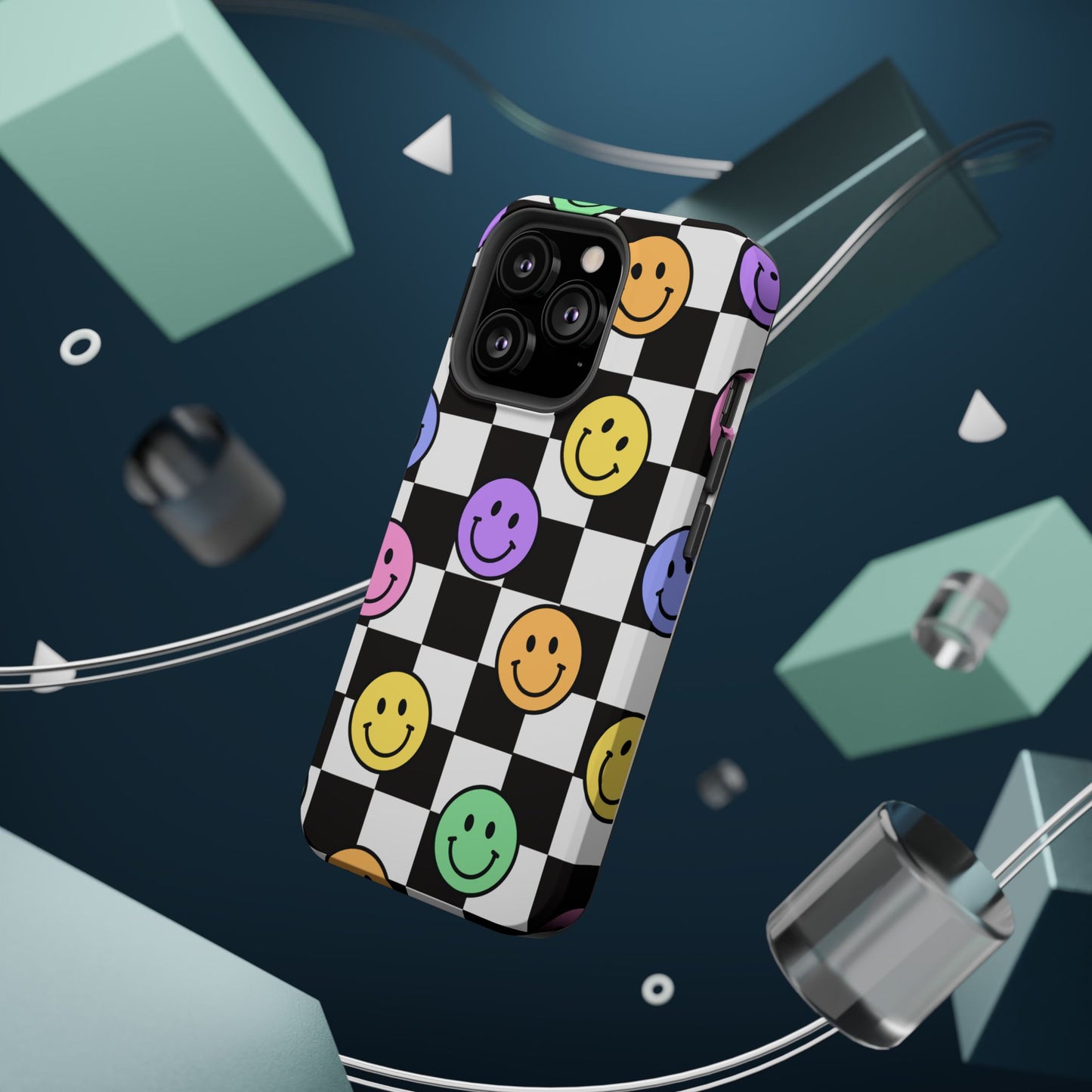 Colorful Smiley Face Phone Cases, Fun Magnetic Tough Cases, Cute Gifts for Teens and Kids, Trendy Accessories for Every Occasion, [...]
